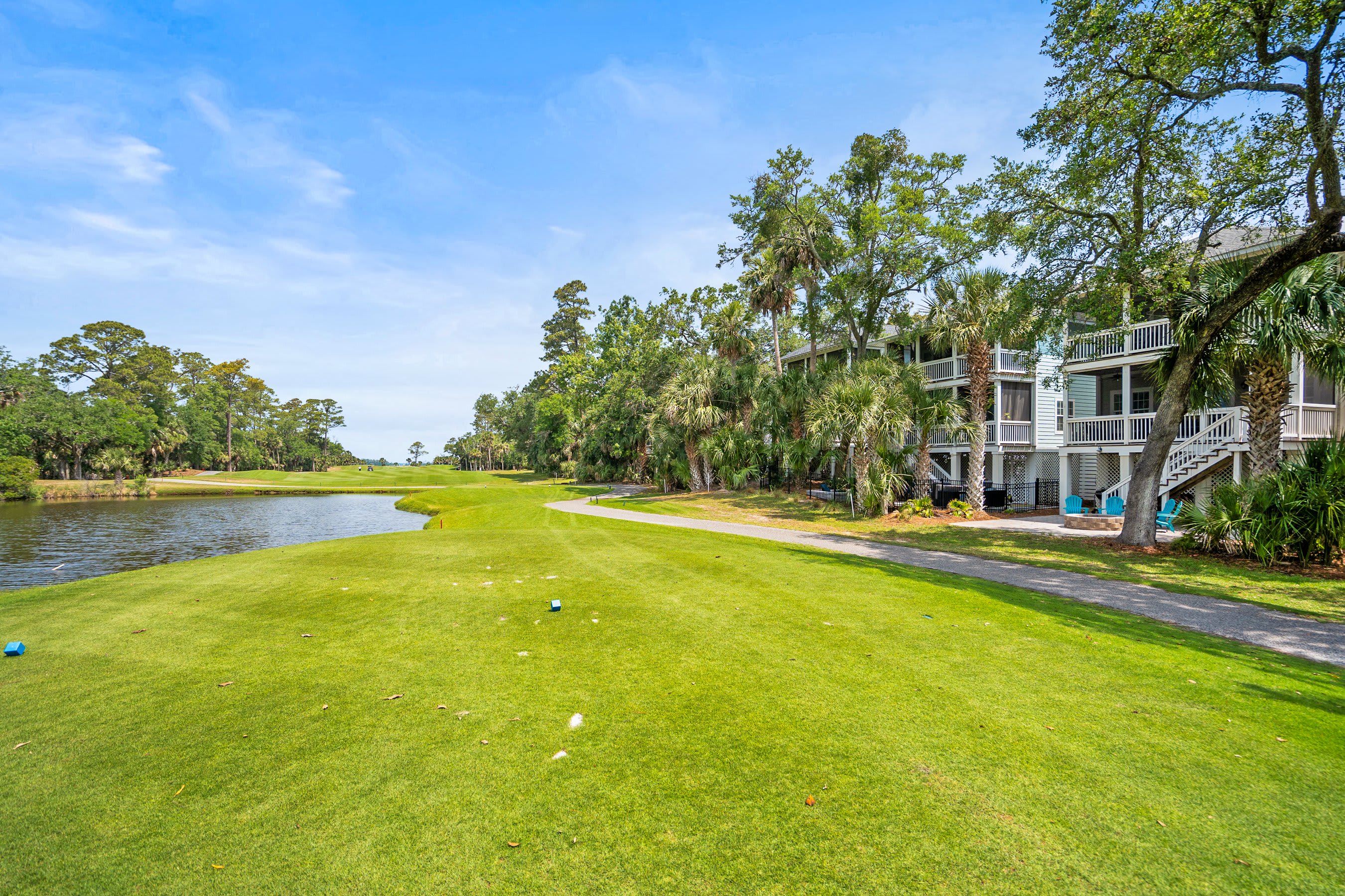 Backyard Ocean Creek Golf Course Fairway