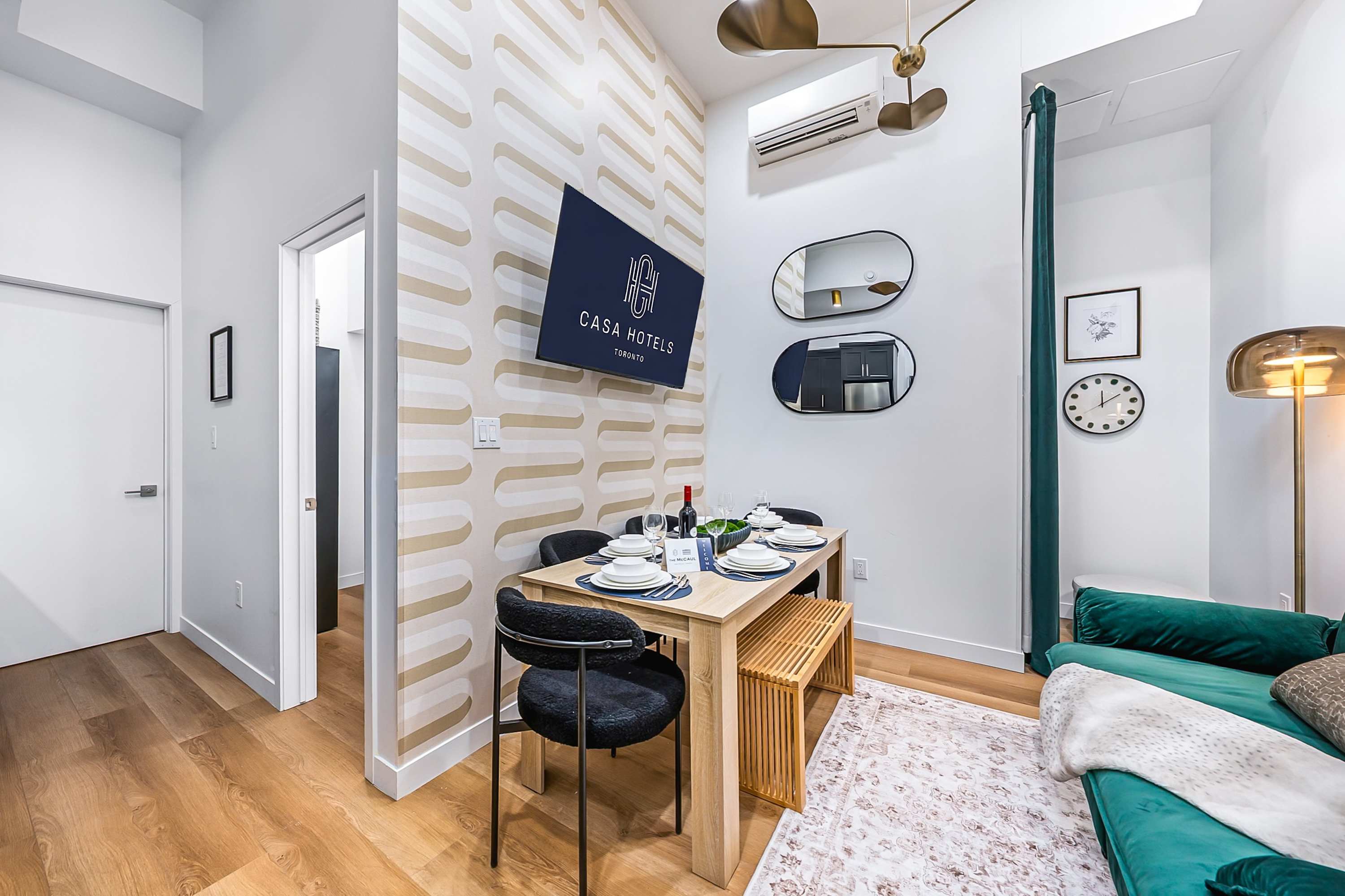 Great for enjoying meals together while planning the day ahead.