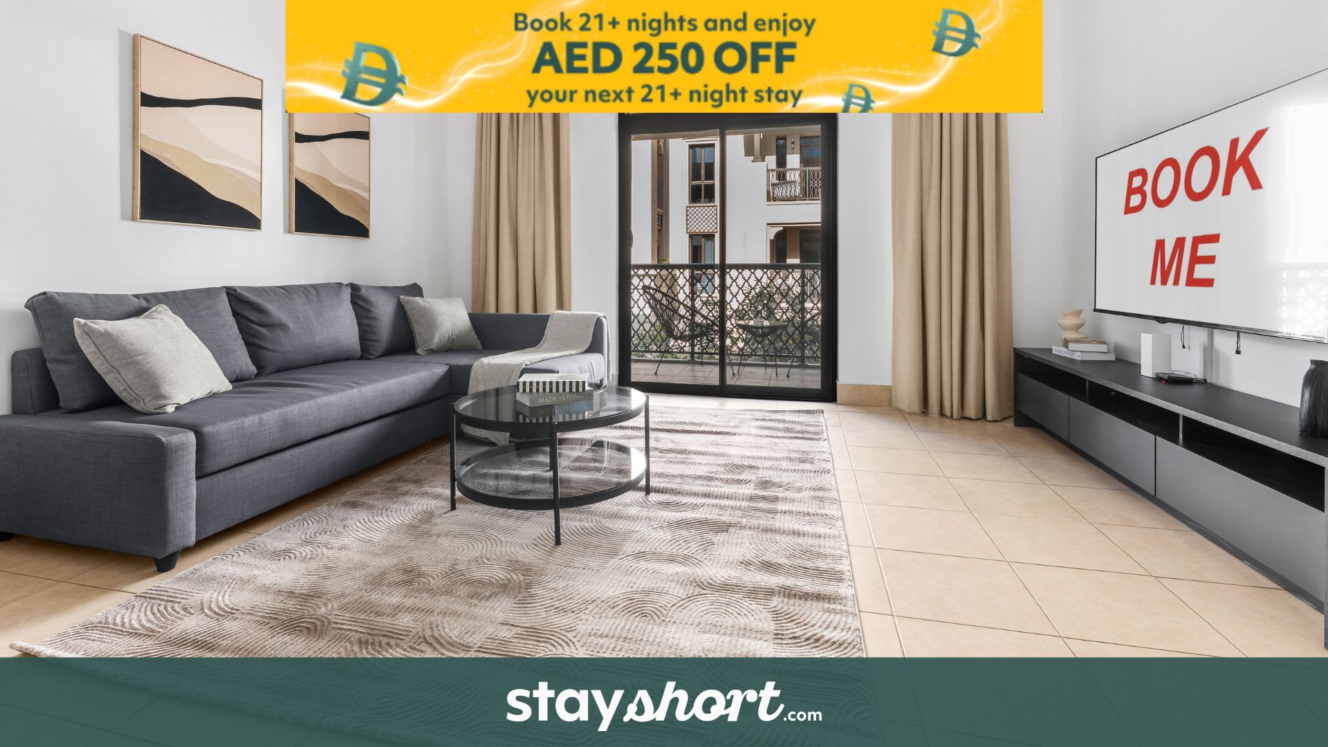 Free housekeeping visits during your stay - StayShort - 2 Bed in Downtown that Sleeps 6 with Burj Khalifa View — Downtown, Dubai — vacation rental