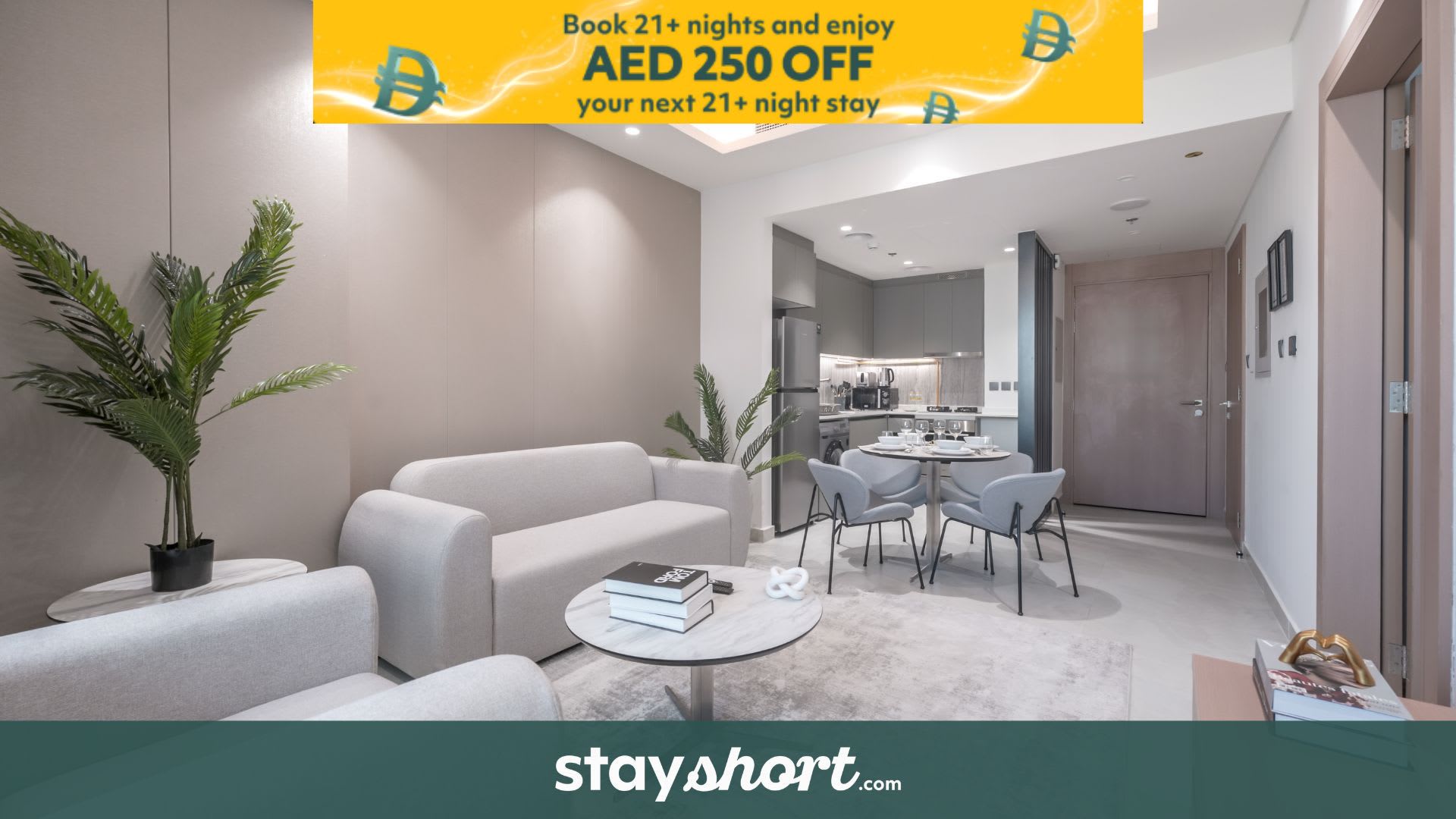 Free housekeeping visits during your stay - StayShort - Stunning 1 Bed Bedroom in JVT that Sleeps 2! — JVT, Dubai — vacation rental