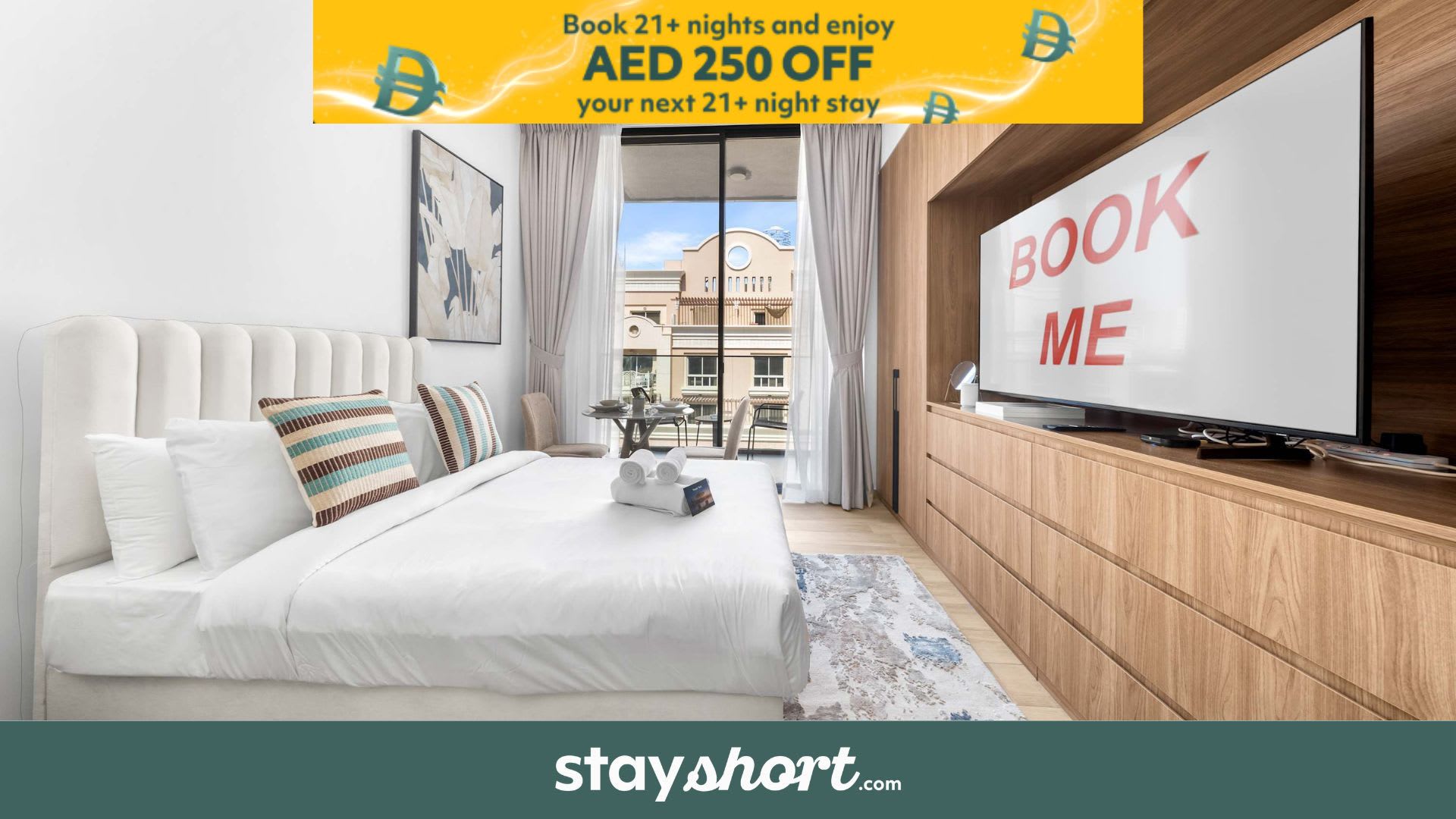 Free housekeeping visits during your stay - StayShort - JVC Studio for 2 people with a Pool and Gym! — JVC, Dubai — vacation rental