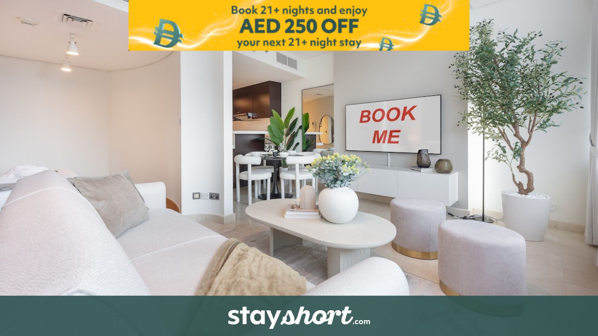 Free housekeeping visits during your stay - StayShort - Sky Gardens Studio with Skyscraper Views in DIFC! — DIFC, Dubai — vacation rental