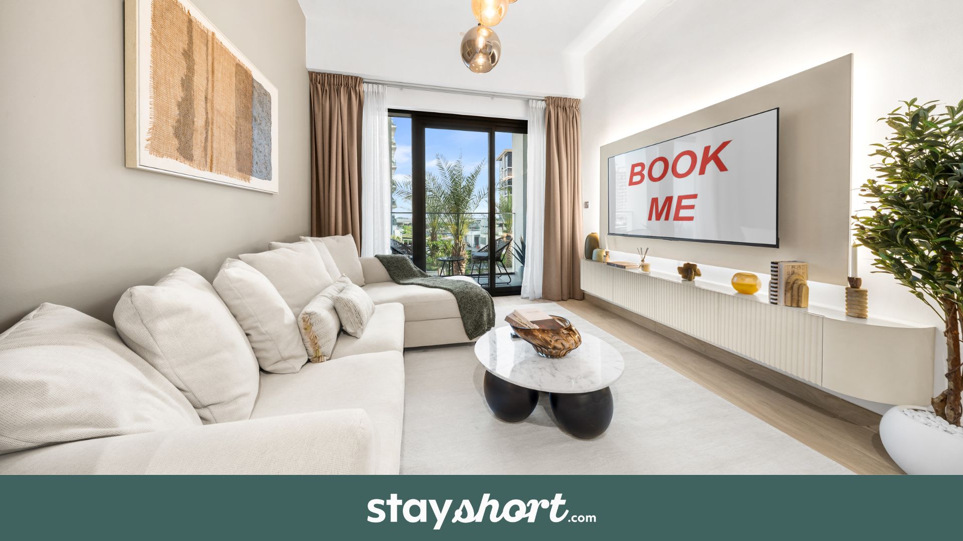 Free housekeeping visits during your stay - StayShort - Contemporary 2 Bed Retreat in Meydan for 6 — Meydan, Dubai — vacation rental