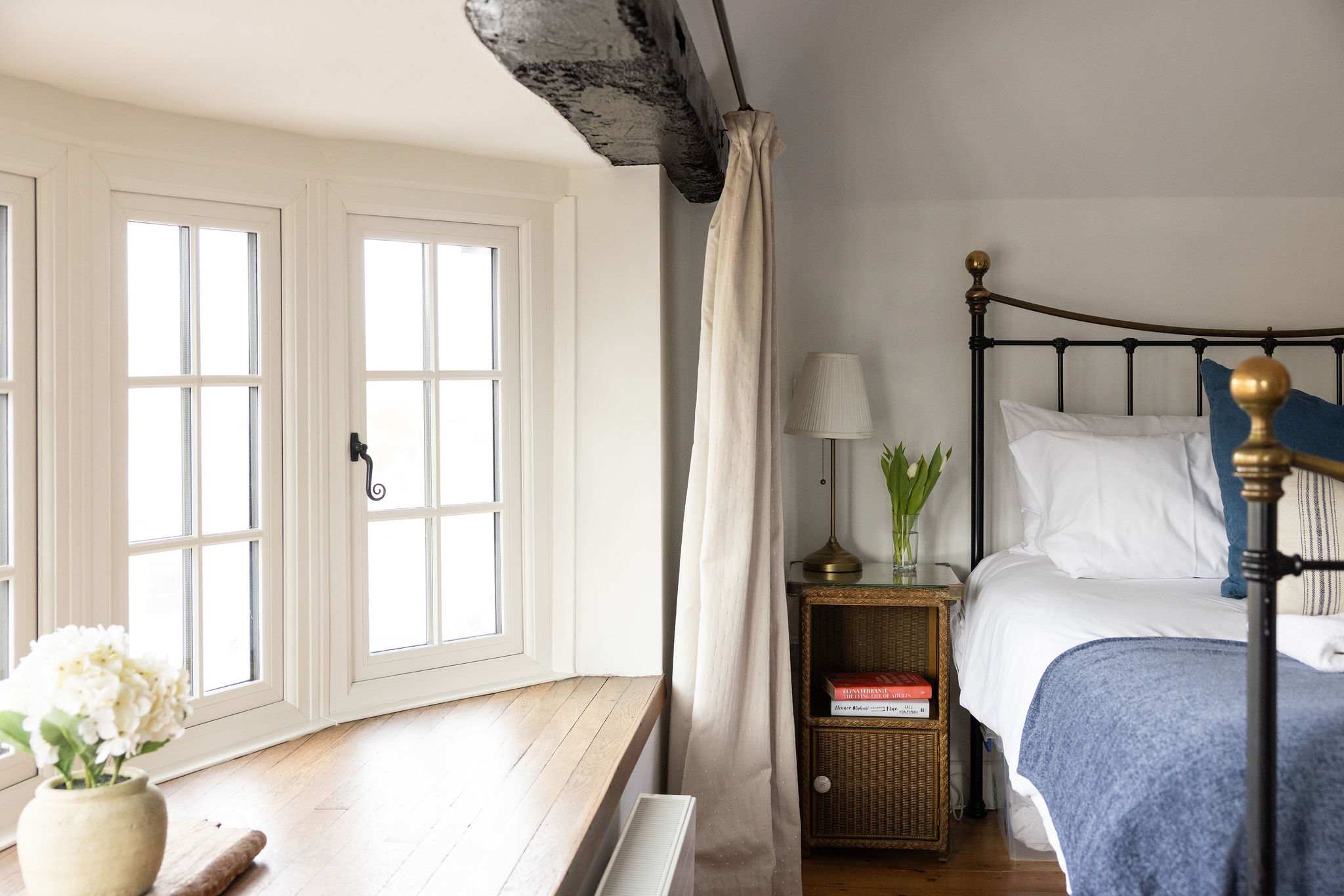 Fresh linens and thoughtful touches throughout