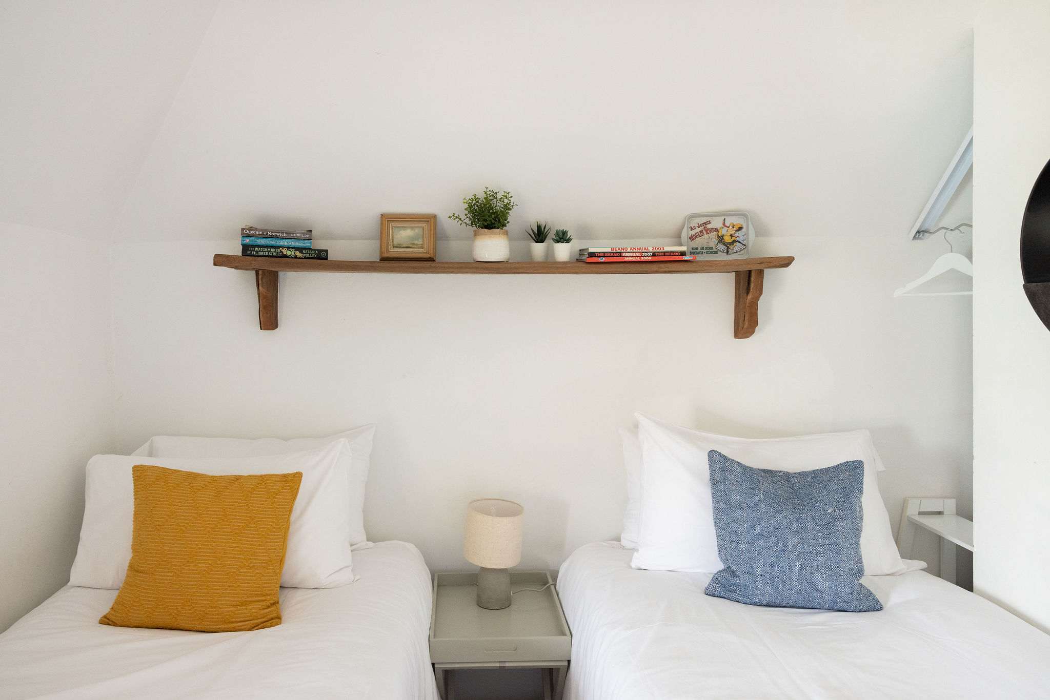 Sleeping space with a calm, homely feel