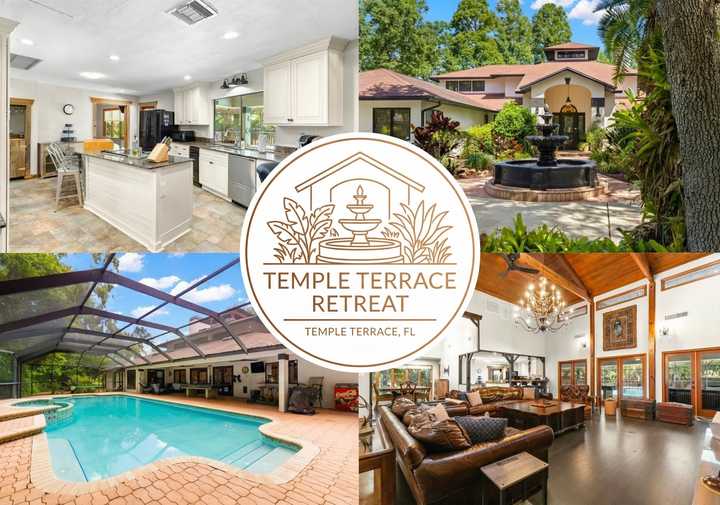 Tampa Oasis | Private Pool + Sauna | Sleeps 14 — Temple Terrace, FL — vacation rental