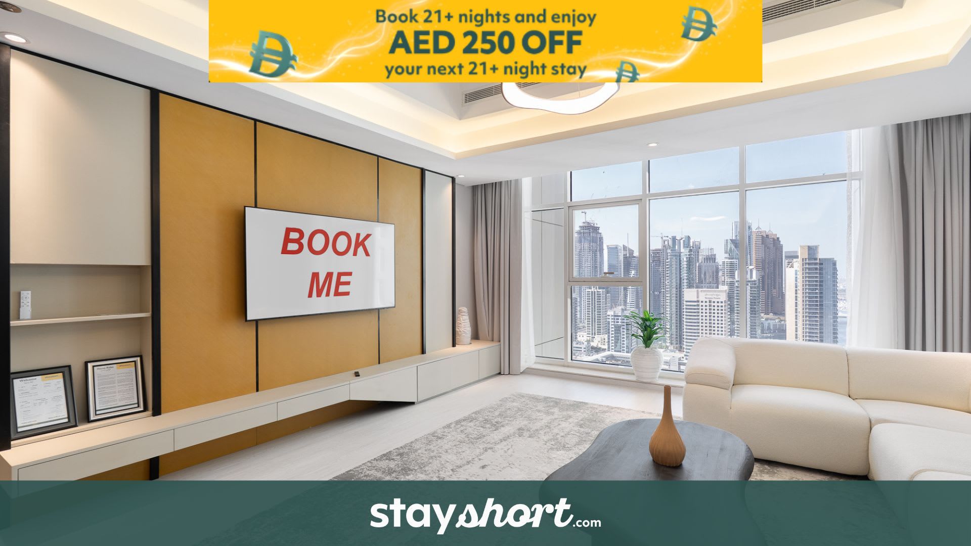 Free housekeeping visits during your stay - StayShort - Family Friendly 3BR Apartment with Ample Space — JLT, Dubai — vacation rental