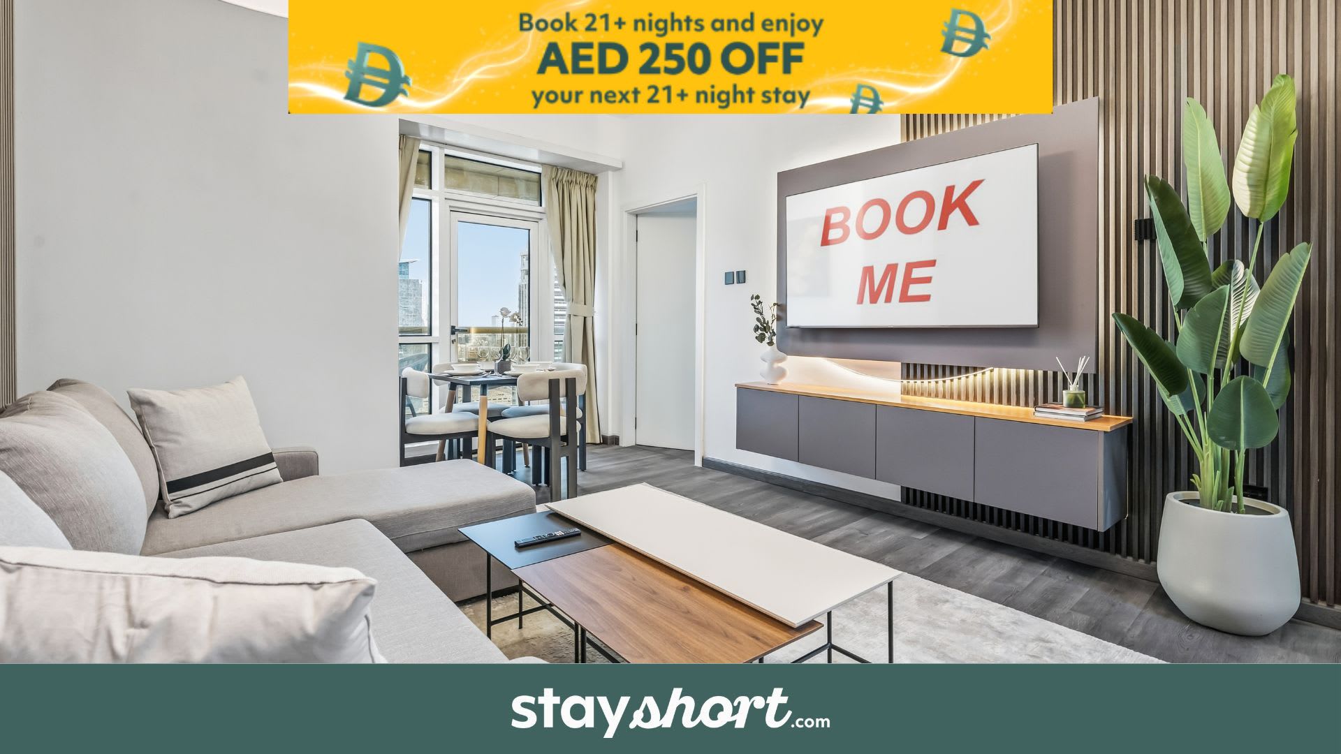 Free housekeeping visits during your stay - StayShort - Trendy 1BR in JLT that Sleeps 4 with Lake Views! — JLT, Dubai — vacation rental