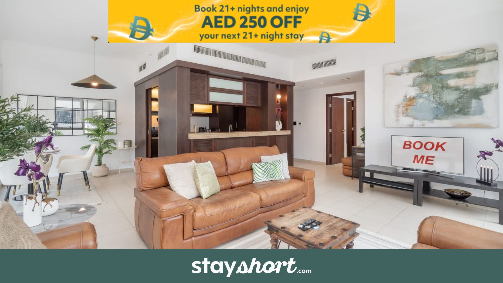 Free housekeeping visits during your stay - StayShort - Sleek & Modern 1BR in Downtown Tower 8 — Downtown, Dubai — vacation rental