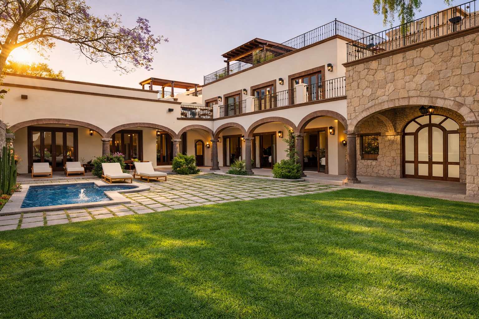 Casa Rose, 6BR Estate with Private Pool & Rooftop — San Miguel de Allende, Guanajuato — vacation rental
