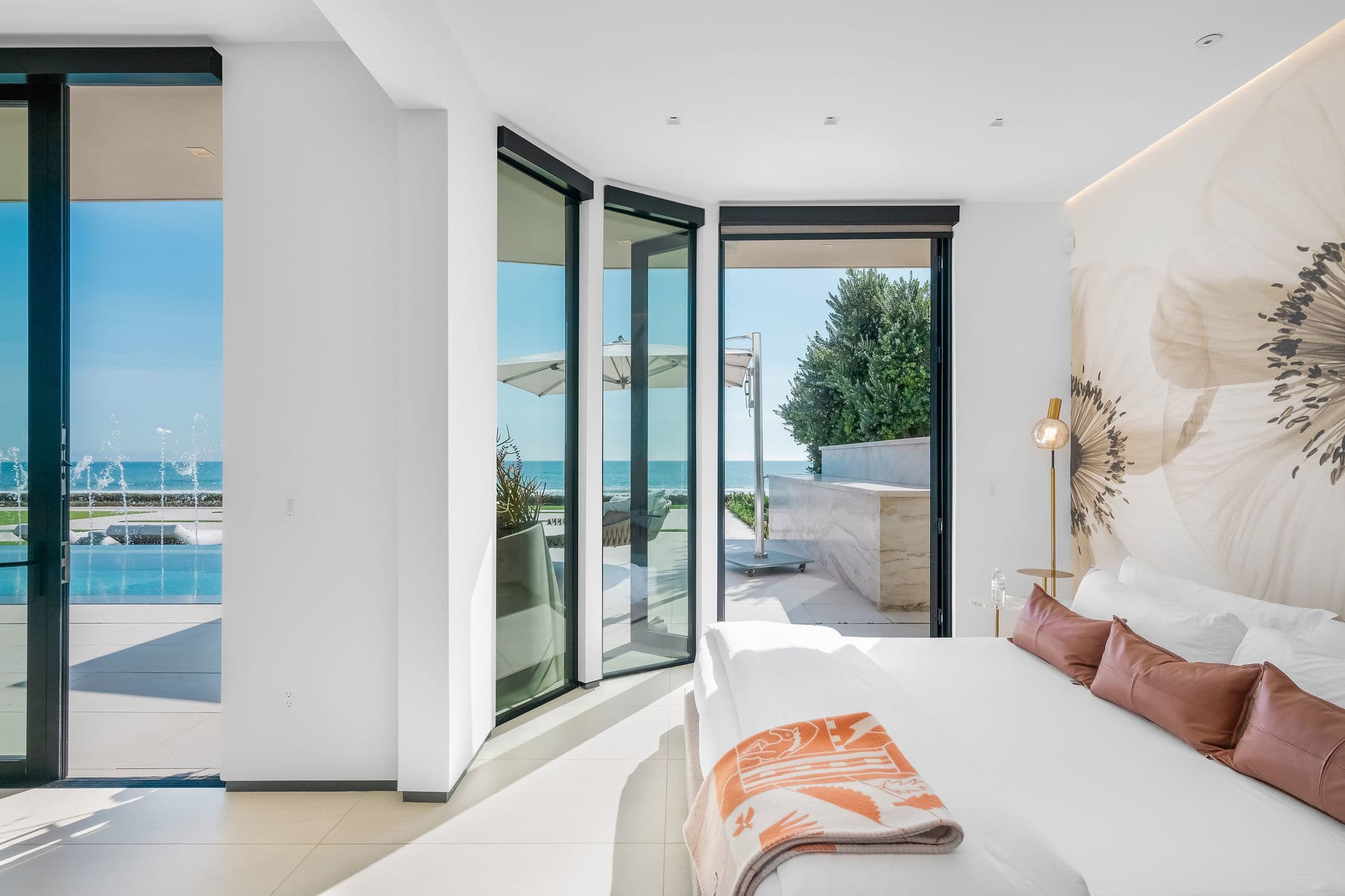 Bedroom suite with private lounge and direct terrace access.