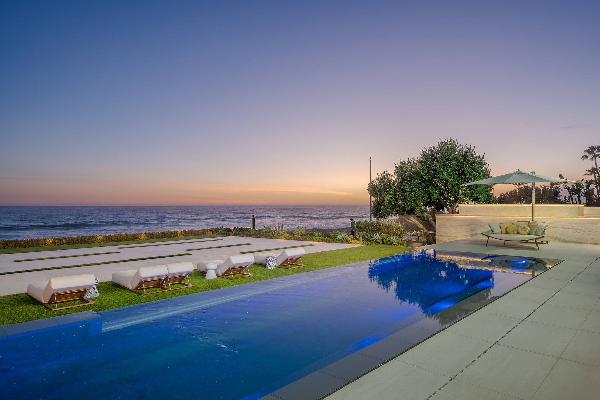 End the day at the infinity-edge pool, with the ocean and sunset in front of you.