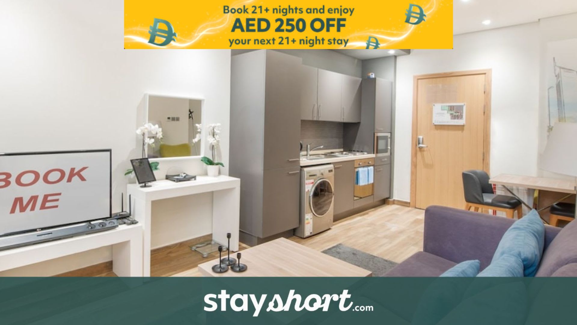 Free housekeeping visits during your stay - StayShort - Iconic JBR Studio, Walk Everywhere! — JBR, Dubai — vacation rental