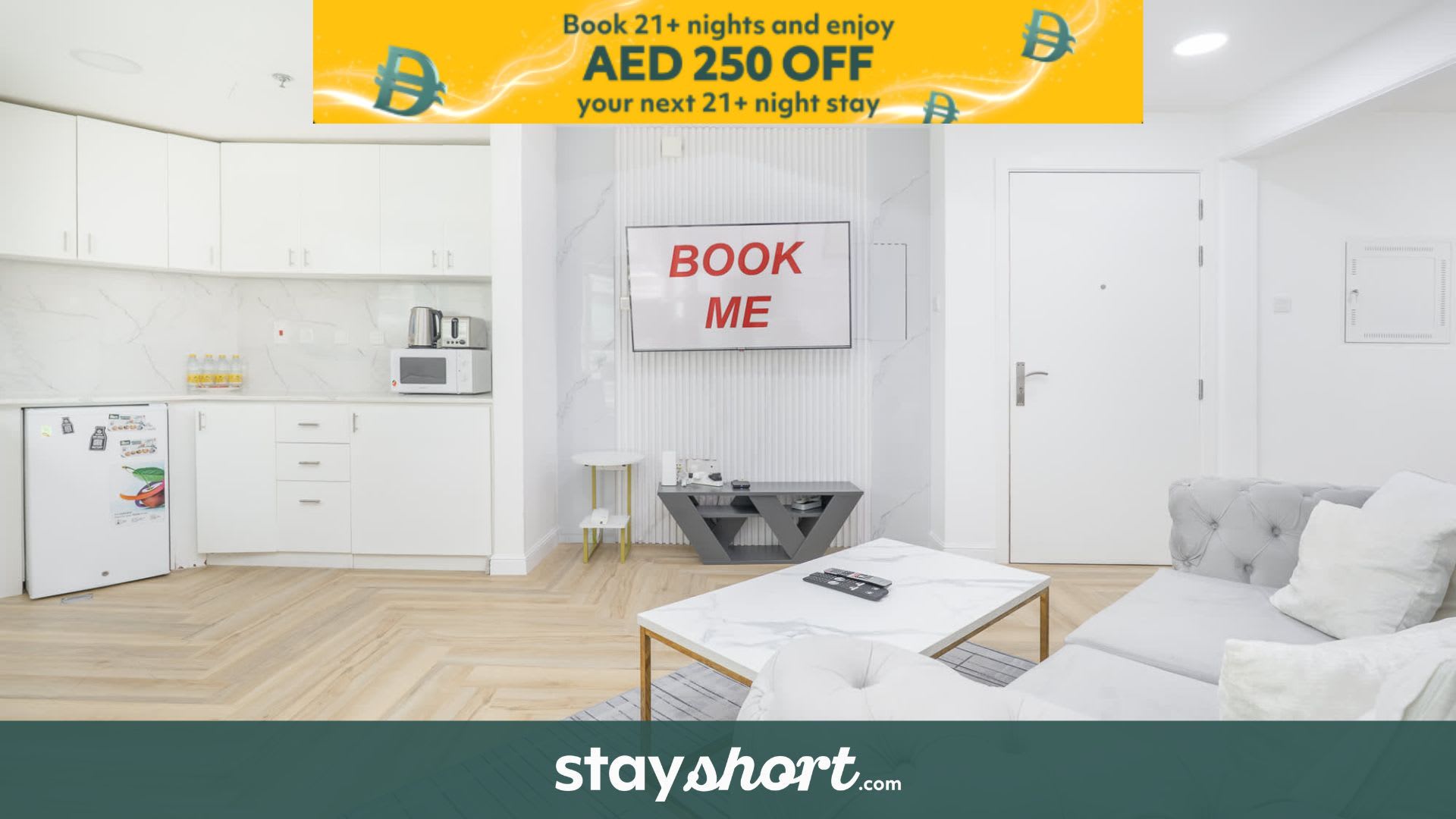 Free housekeeping visits during your stay - StayShort - Prime 2BR Retreat in JLT that Sleeps 4! — JLT, Dubai — vacation rental