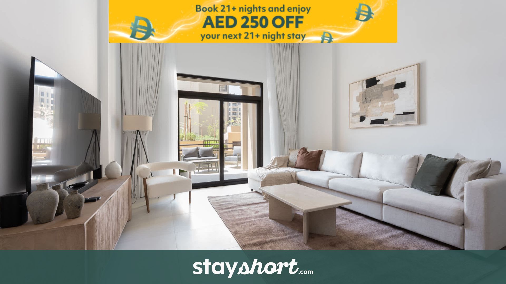 Free housekeeping visits during your stay - StayShort - MJL Apartment for 4 people near Water Parks! — Madinat Jumeirah Living, Dubai — vacation rental
