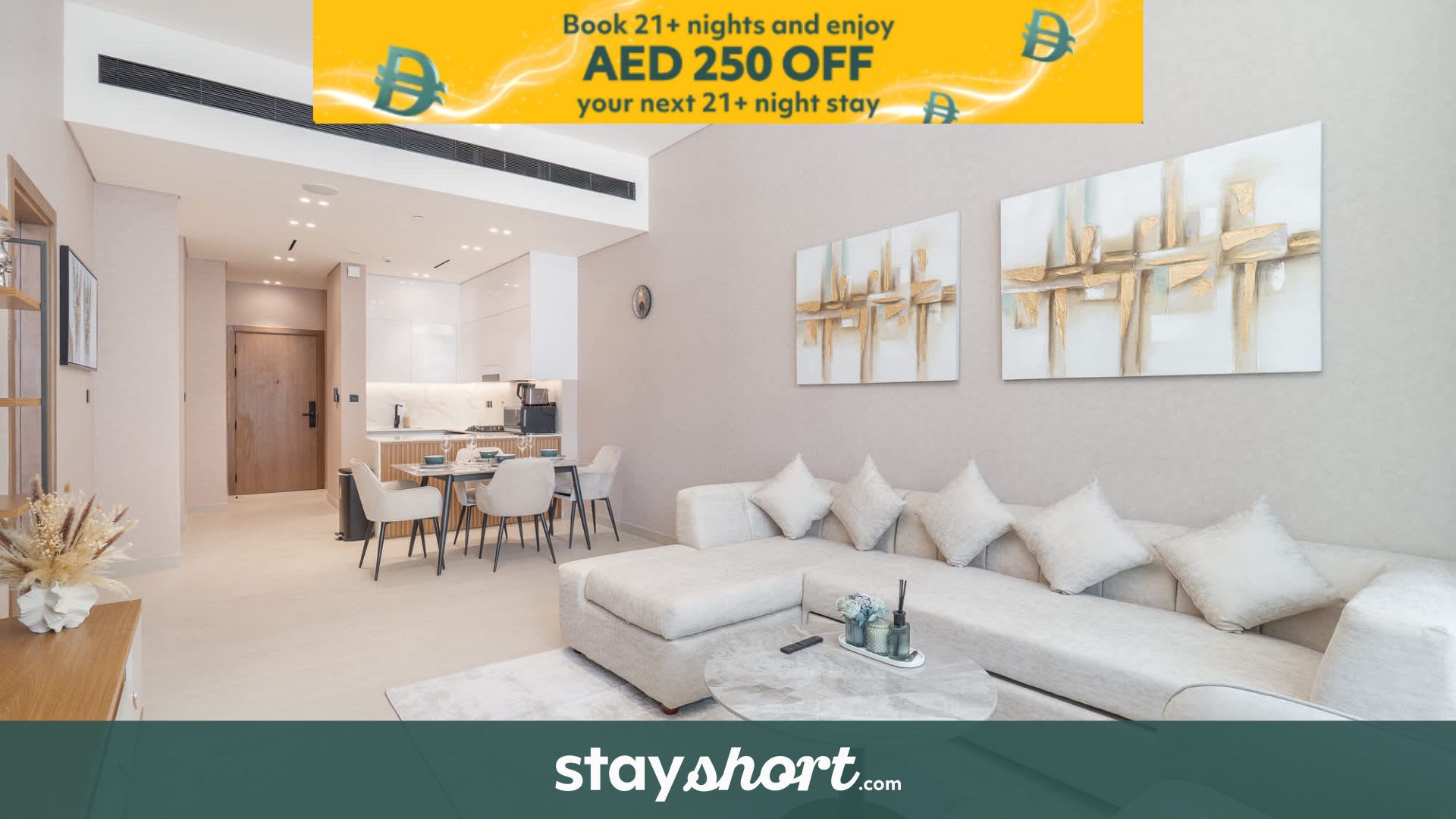 Free housekeeping visits during your stay - StayShort - Amazing 1 Bedroom Apartment that sleeps 4 in JVC! — JVC, Dubai — vacation rental