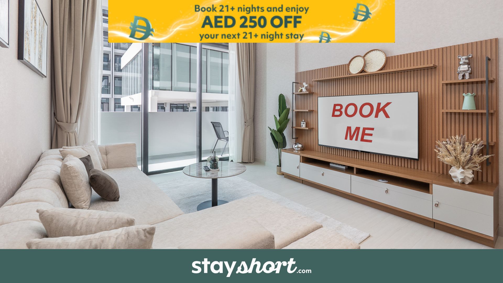 Free housekeeping visits during your stay - StayShort - JVC apartment Sleeps 4 with Pool and Gym — JVC, Dubai — vacation rental