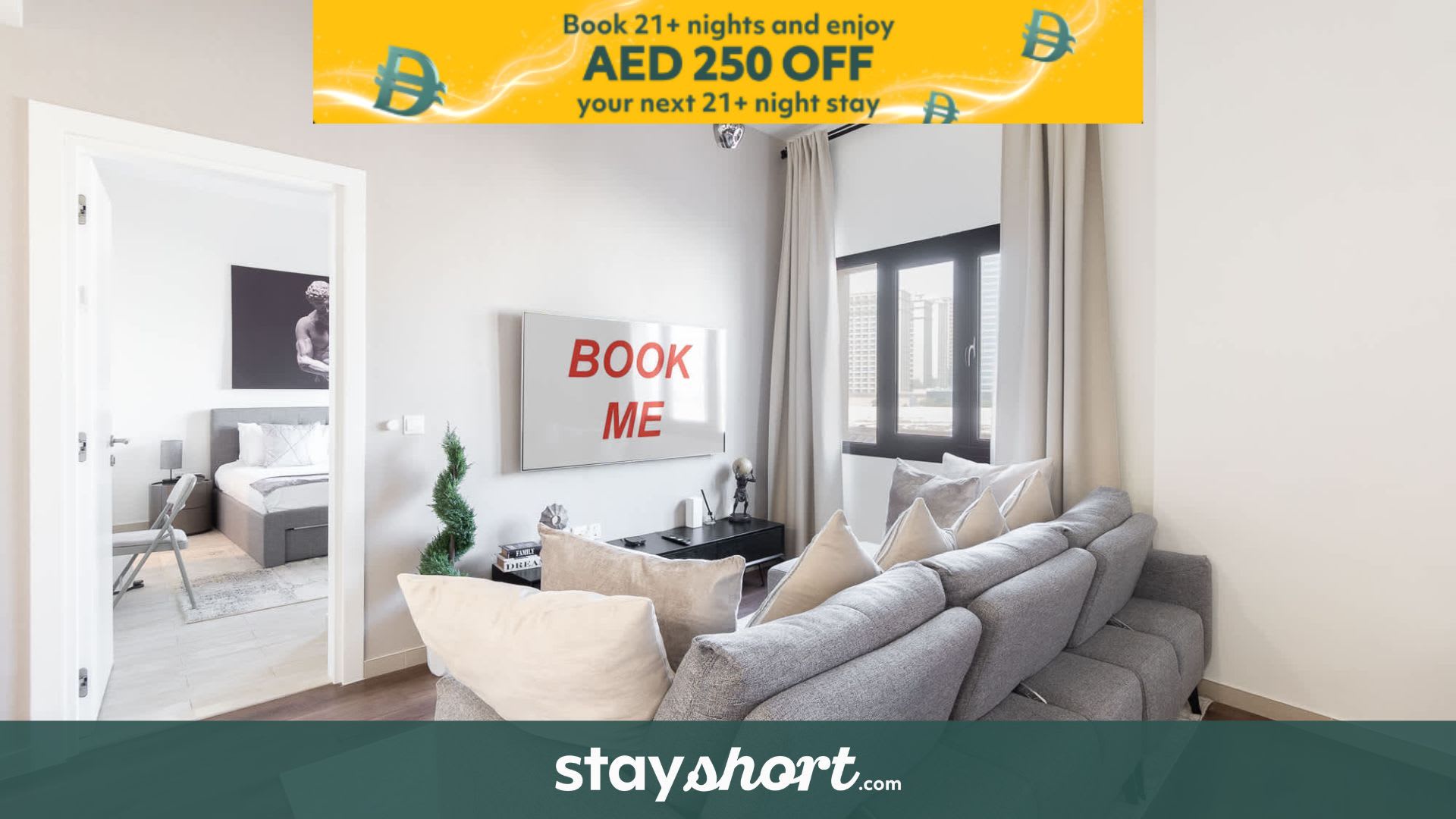 Free housekeeping visits during your stay - StayShort - Jumeirah Golf Estates Retreat with Scenic Views Sleeps 2 — Jumeirah Golf Estates, Dubai — vacation rental