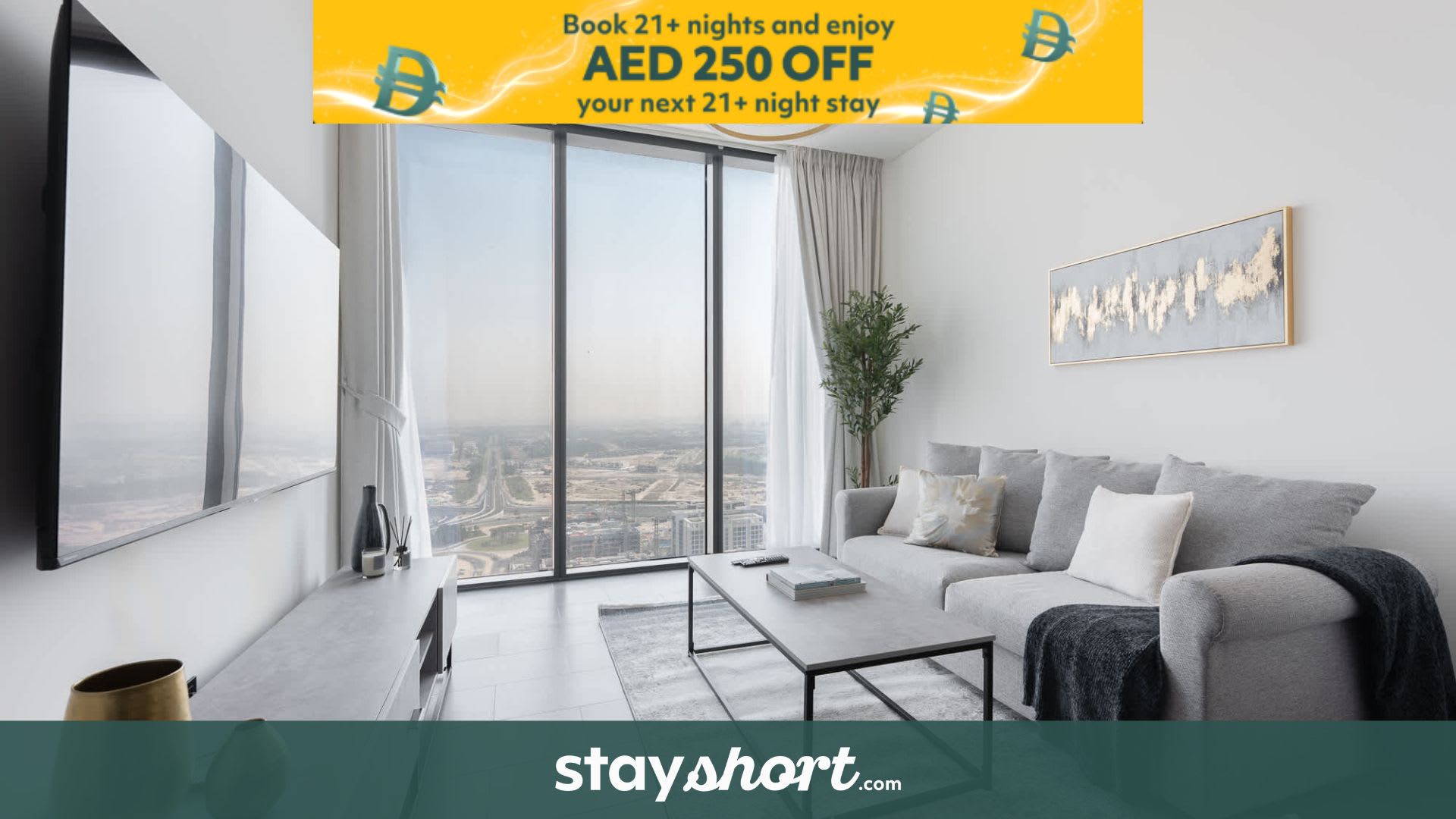 Free housekeeping visits during your stay - StayShort - Meydan Apartment Sleeps 4 with Great Amenities! — Meydan, Dubai — vacation rental