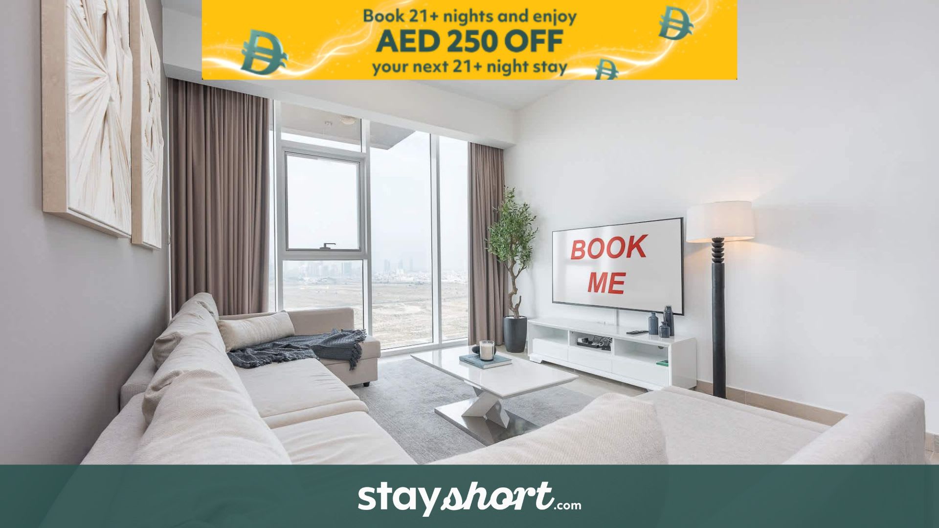 Free housekeeping visits during your stay - StayShort - Sophisticated 1 Bedroom Apartment in Bloom Tower B — JVC, Dubai — vacation rental