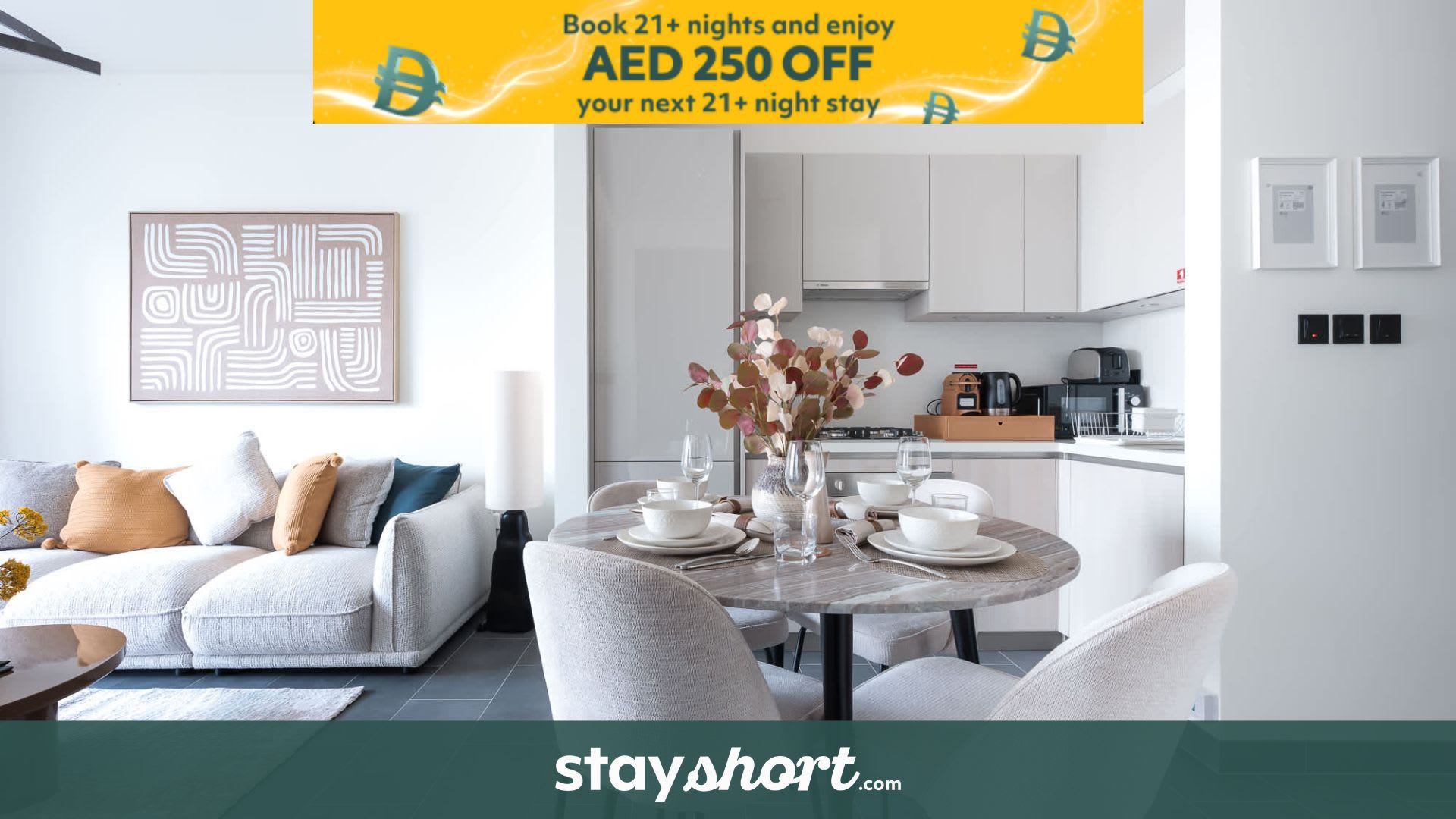 Free housekeeping visits during your stay - StayShort - Meydan One sleeps 4 close to Meydan Racecourse! — Meydan, Dubai — vacation rental
