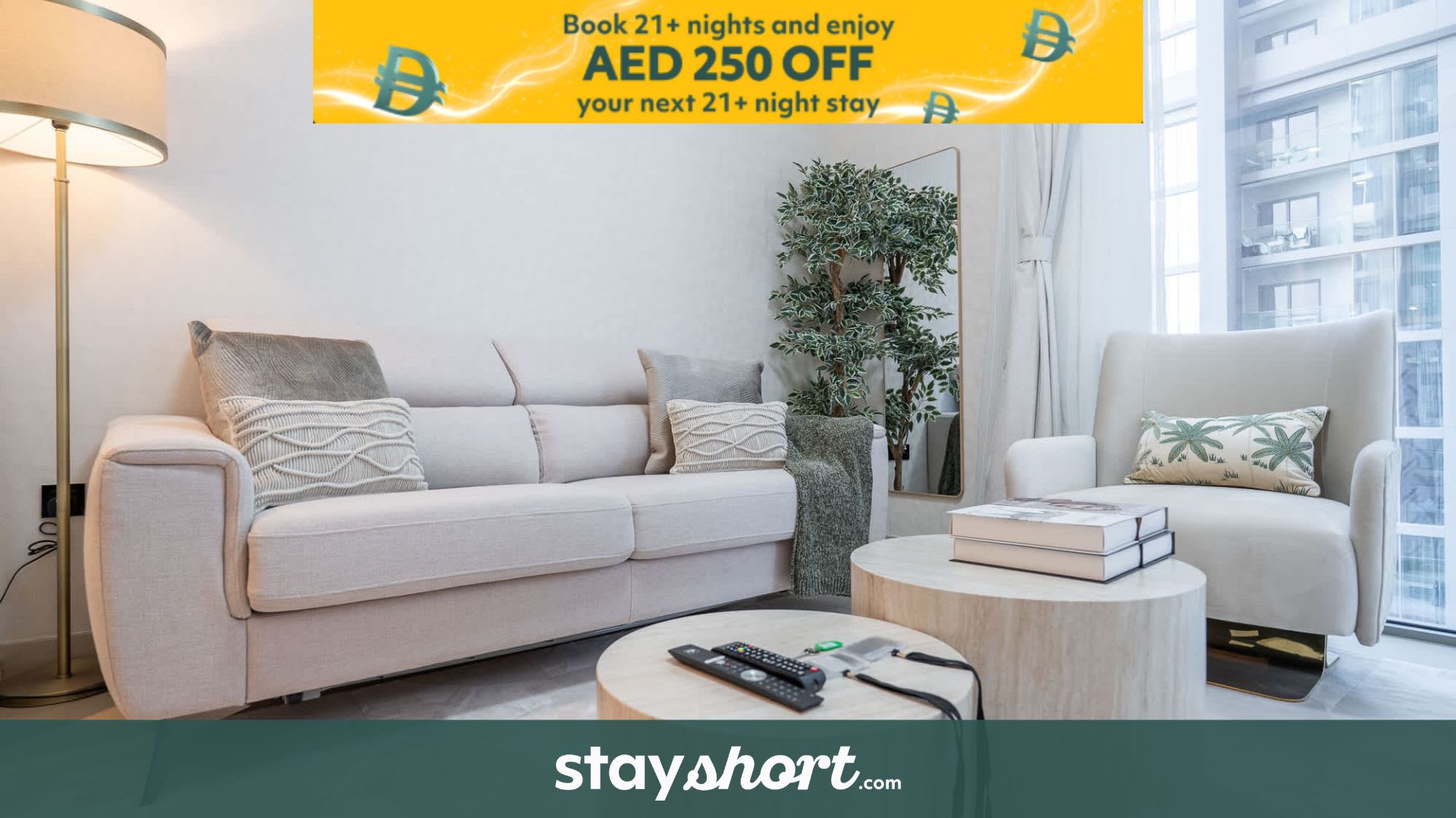 Free housekeeping visits during your stay - StayShort - Lavish 1BR Apartment in Sobha Creek Vistas Reserve — Meydan, Dubai — vacation rental