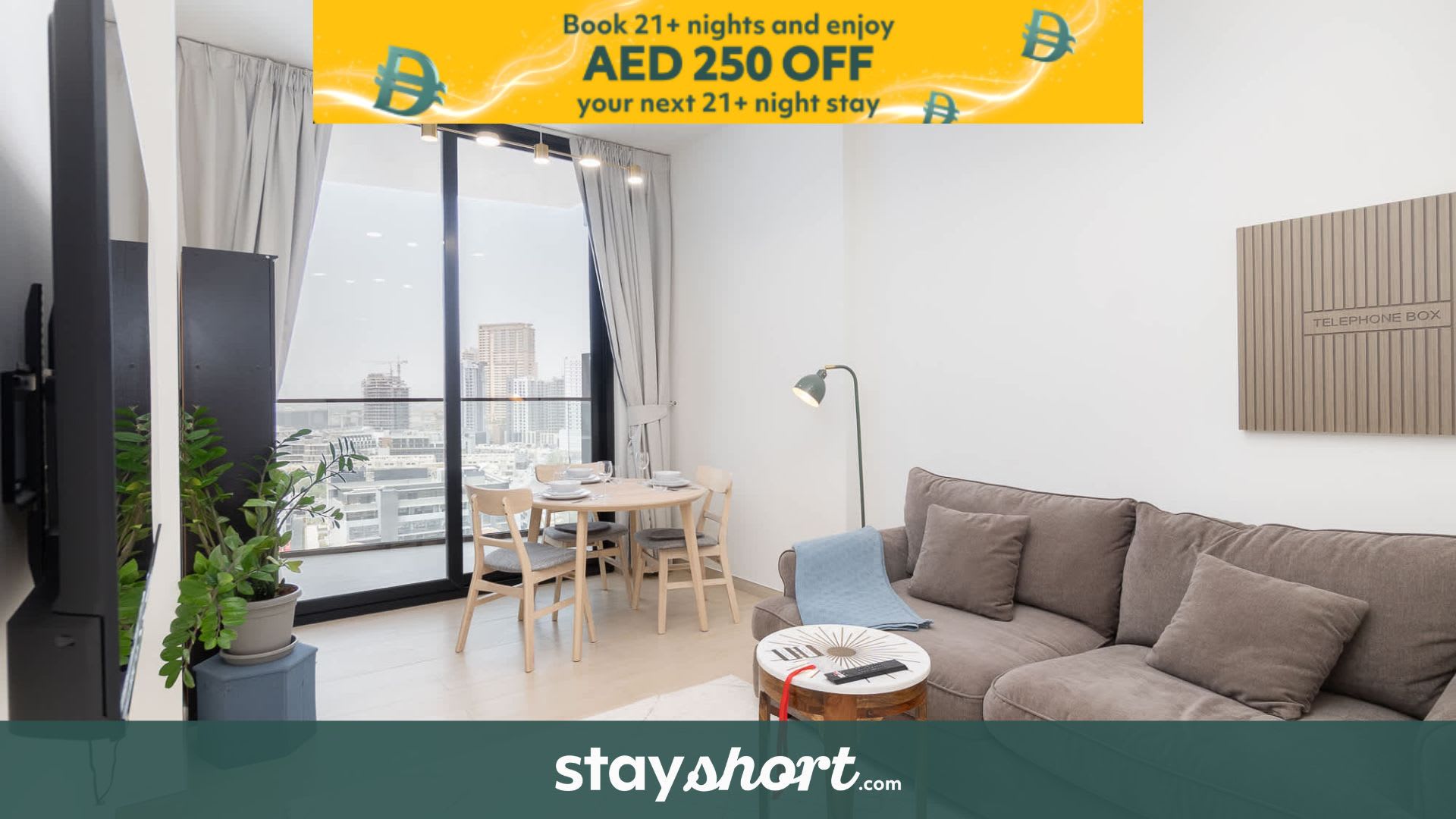 Free housekeeping visits during your stay - StayShort - JVC sleeps 2 in a Great Location! — JVC, Dubai — vacation rental