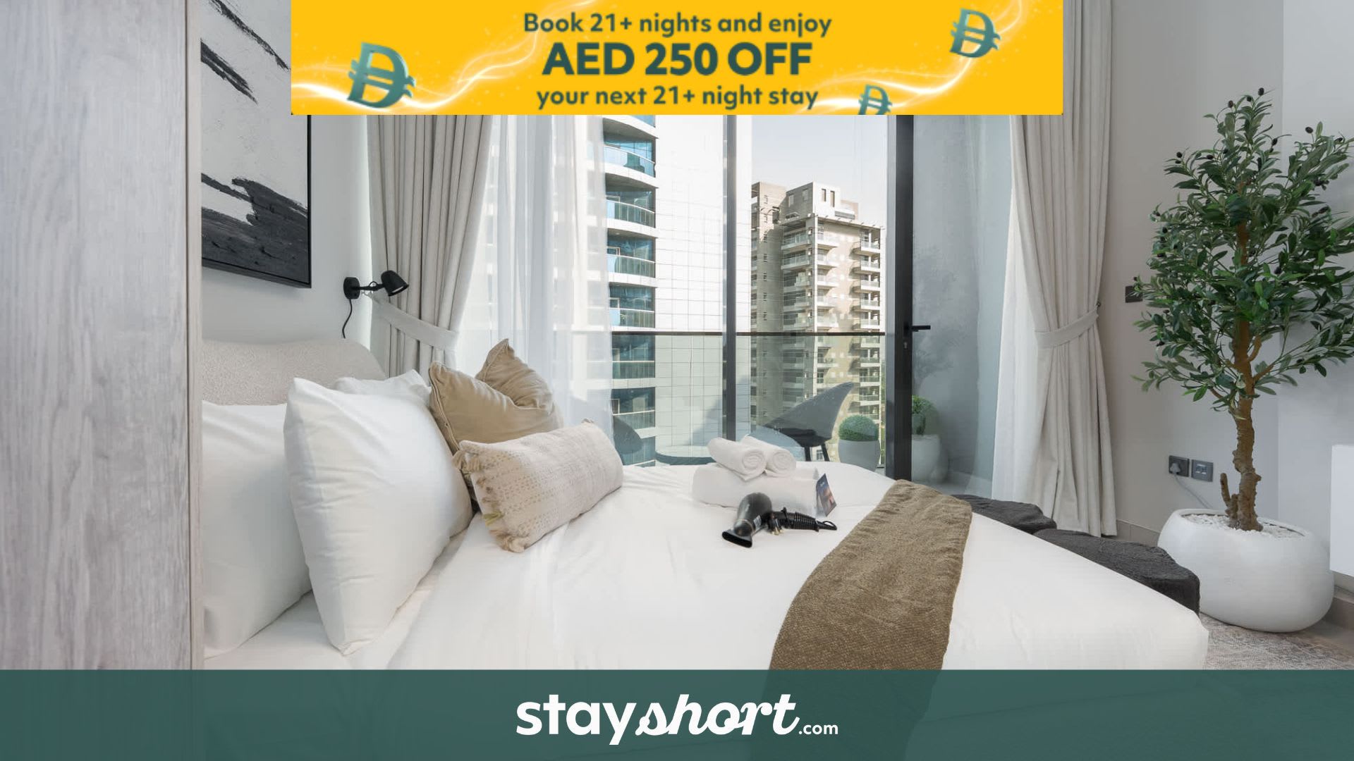 Free housekeeping visits during your stay - StayShort - Sports City Studio sleeps 2 with Swimming Pool! — Sports City, Dubai — vacation rental