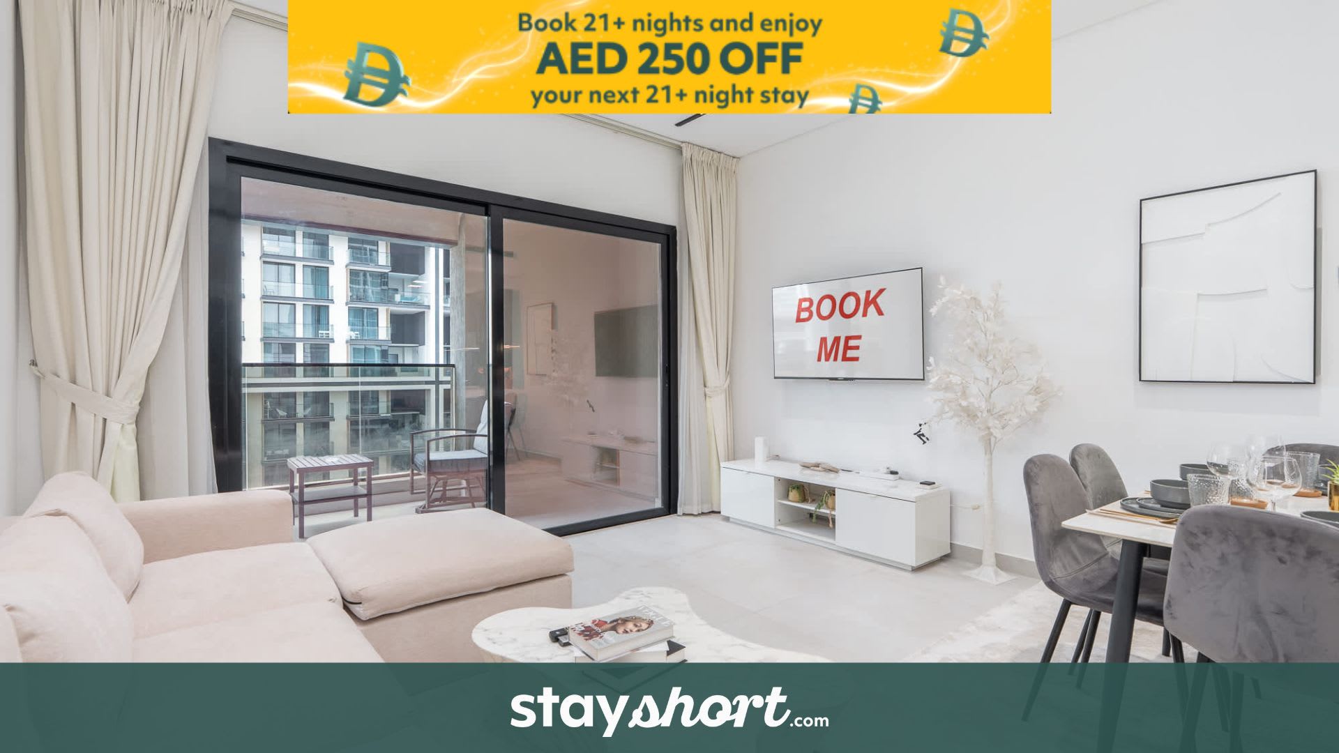 Free housekeeping visits during your stay - StayShort - Comfortable JVC Retreat for 2 with Pool & Gym — JVC, Dubai — vacation rental