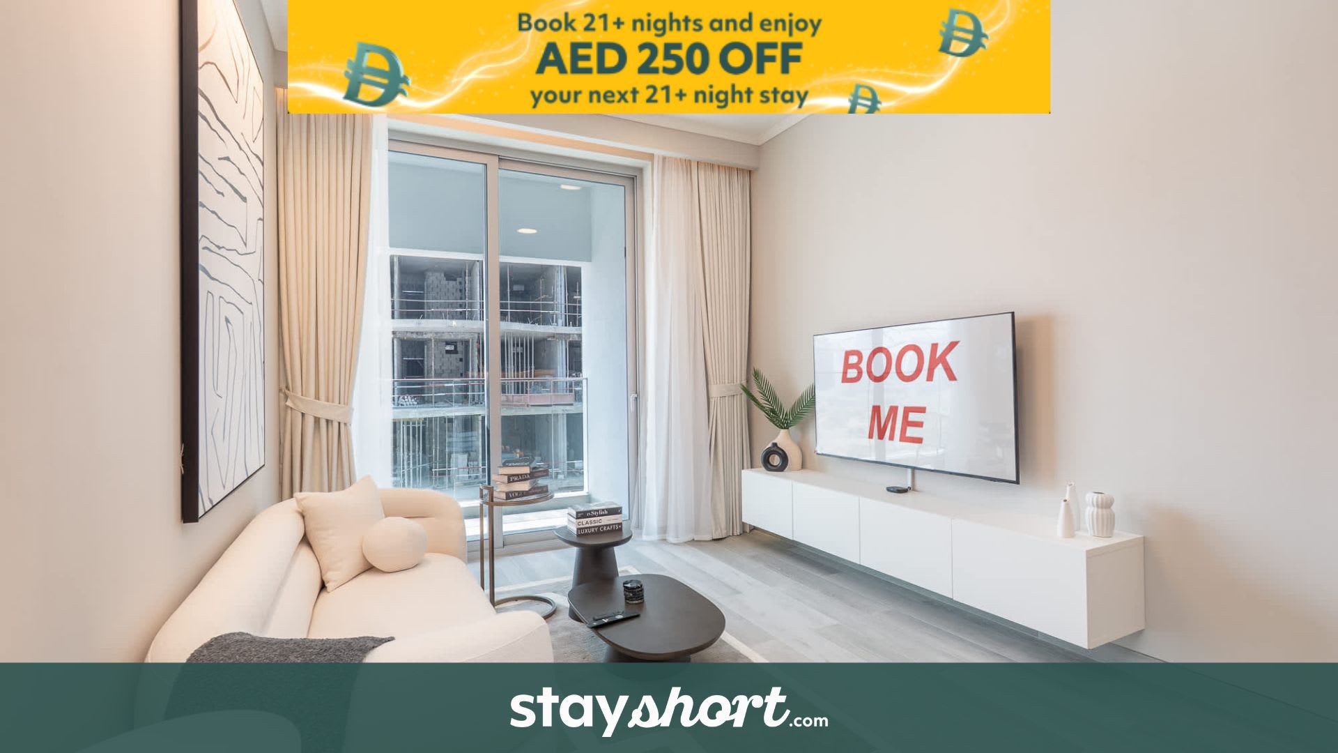 Free housekeeping visits during your stay - StayShort - Chic 1 Bedroom in Concept 7 JVC Sleeps 2 with Pool — JVC, Dubai — vacation rental