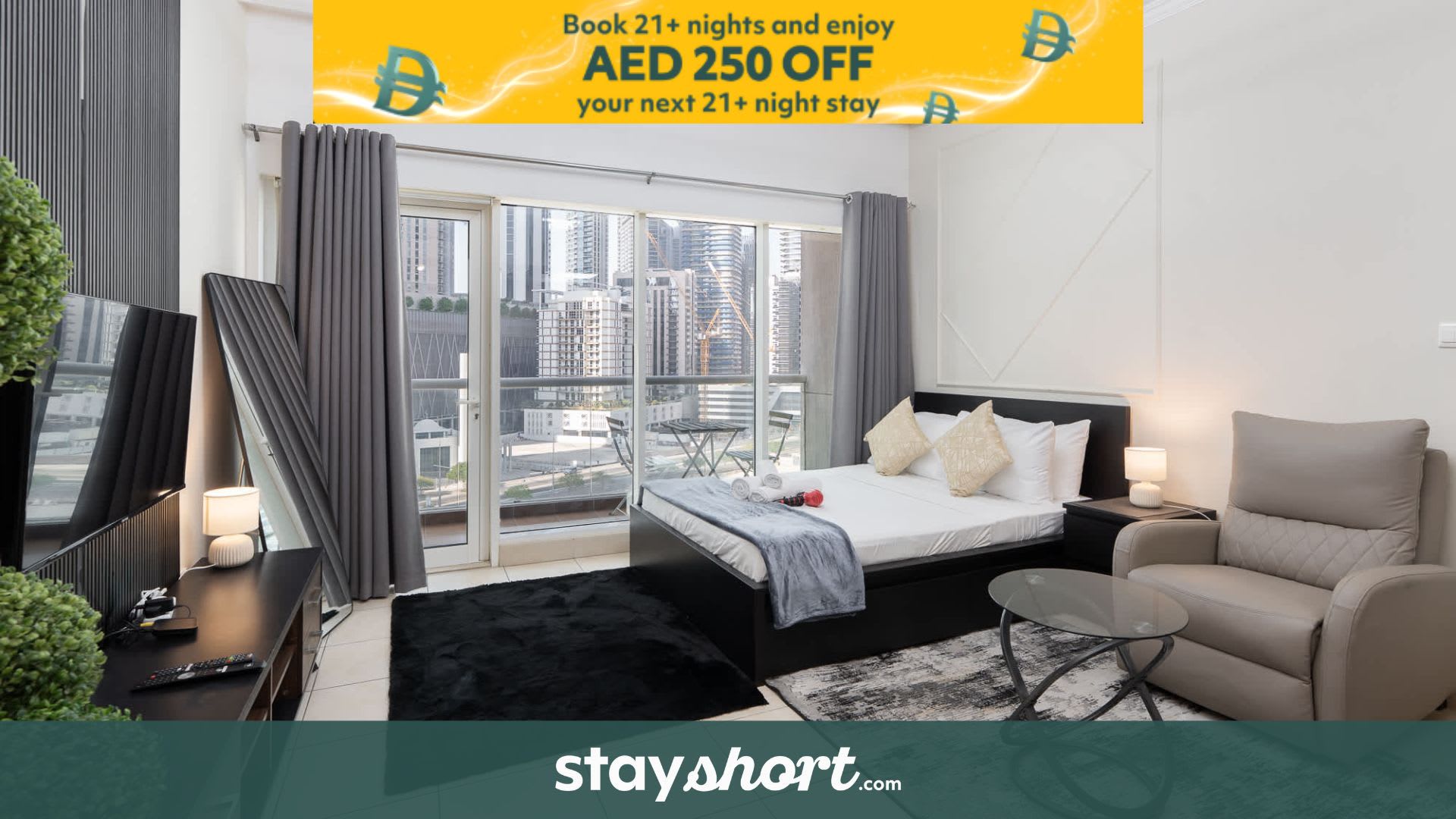 Free housekeeping visits during your stay - StayShort - Contemporary Downtown Stay, Walk to Dubai Mall — Downtown, Dubai — vacation rental