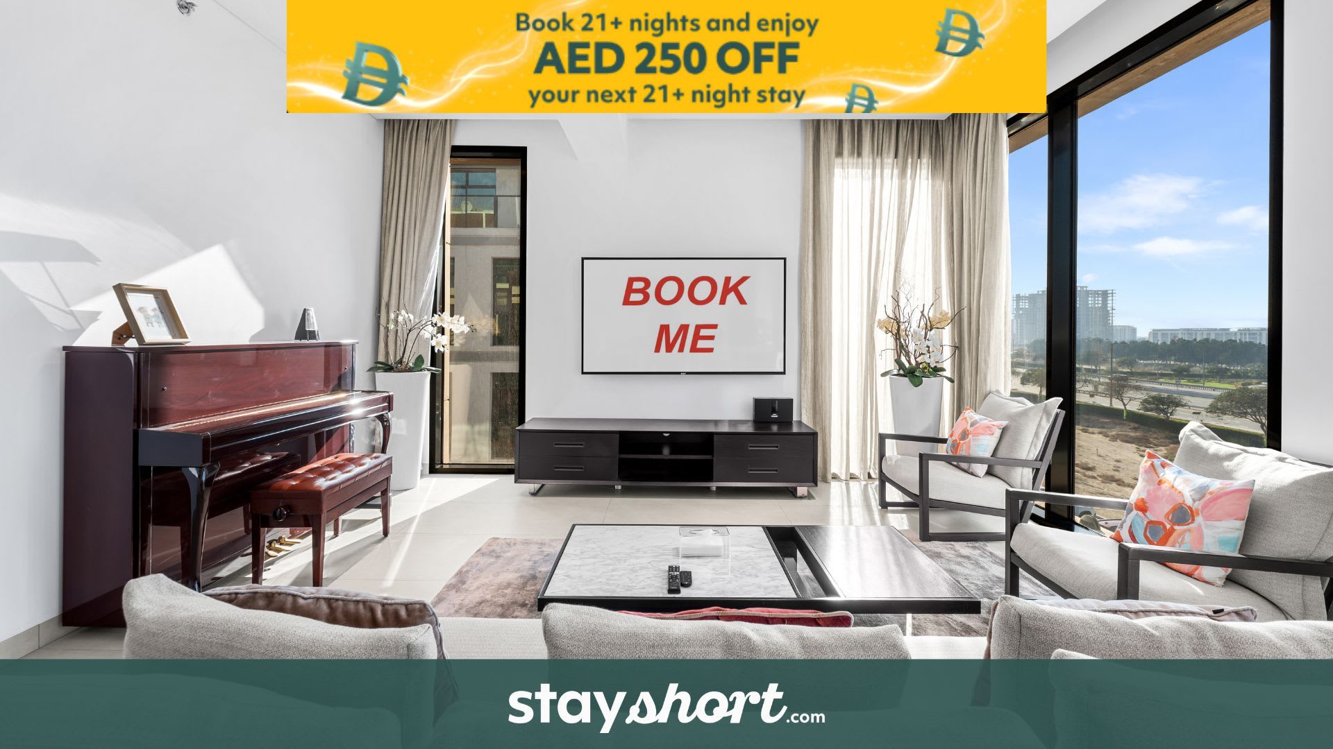 Free housekeeping visits during your stay - StayShort - Luxury 3BR Apartment in Meydan that Sleeps 5 — Meydan, Dubai — vacation rental