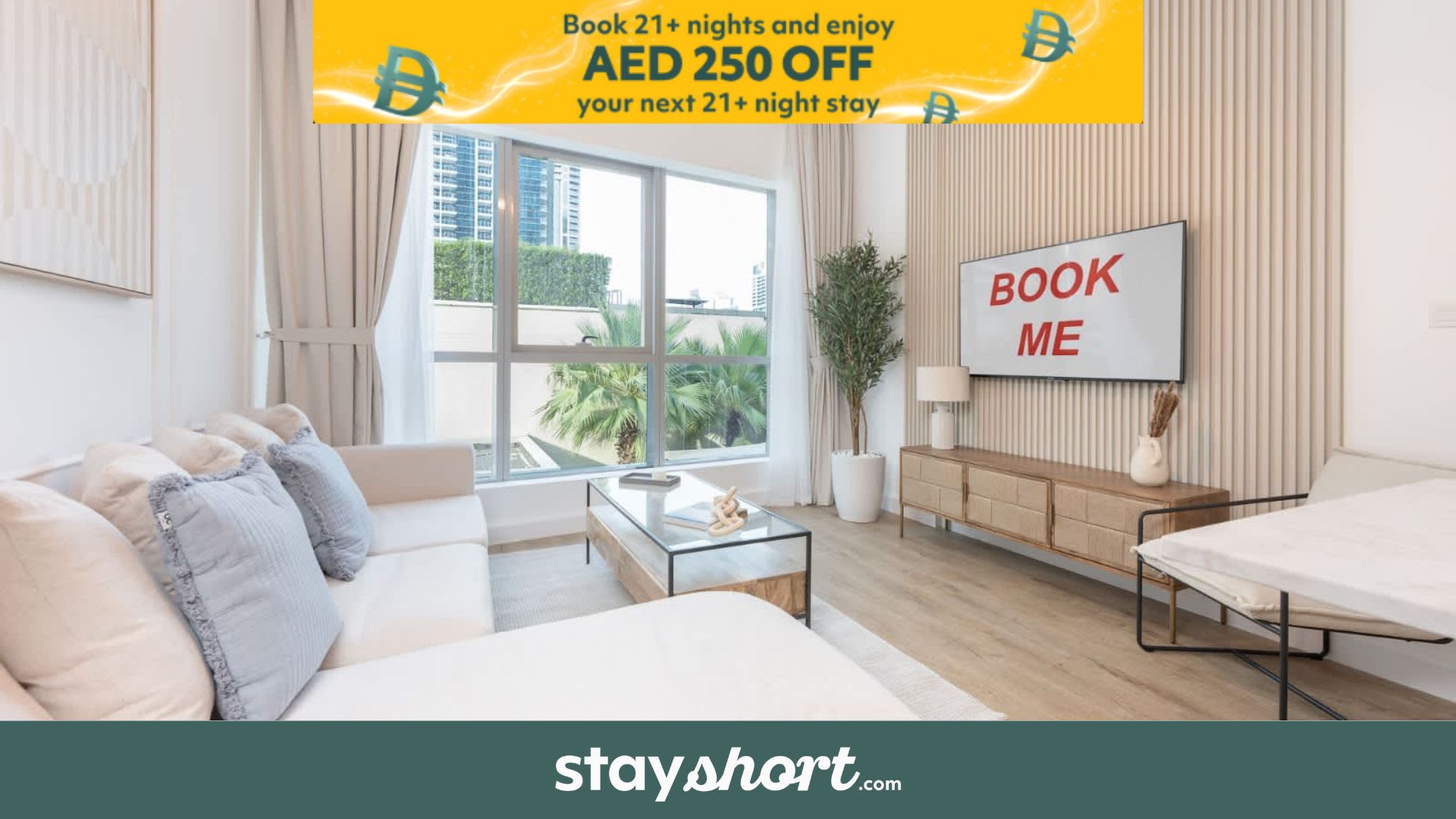 Free housekeeping visits during your stay - StayShort - Stylish 1BR Urban Living in Dubai Marina — Dubai Marina, Dubai — vacation rental