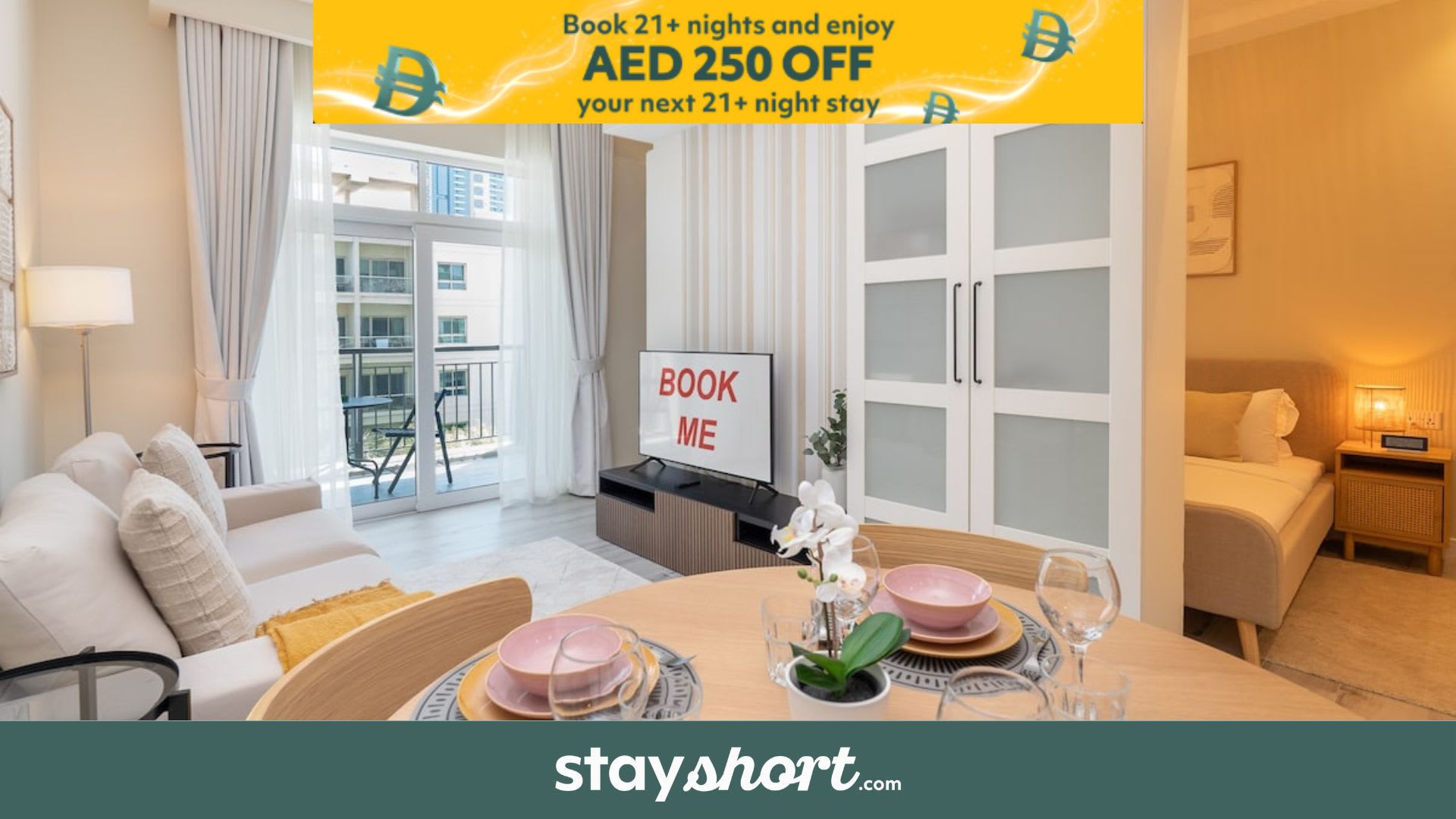Free housekeeping visits during your stay - StayShort - Spectacular 1-Bedroom perfect for 4 in The Greens — The Greens, Dubai — vacation rental