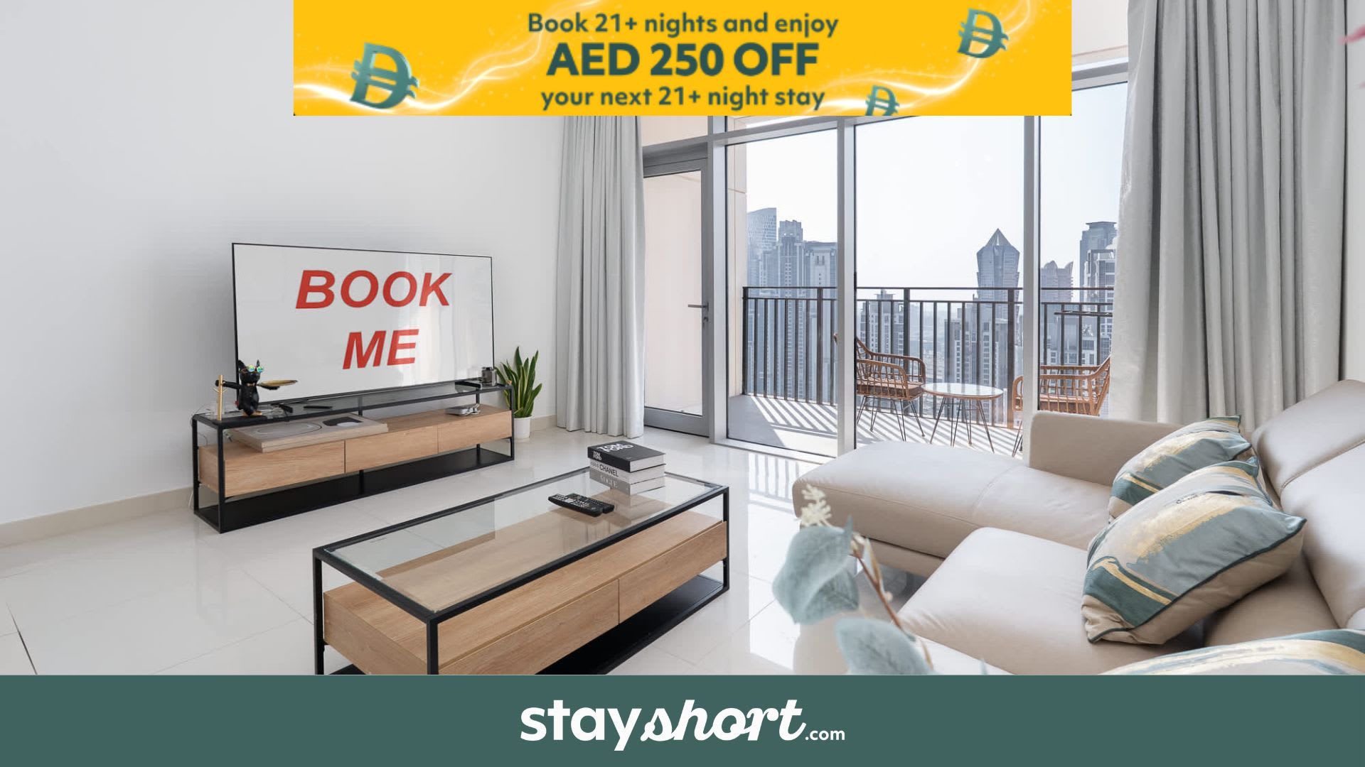 Free housekeeping visits during your stay - StayShort - Stunning 2BR Apartment in Downtown Sleeps 4 — Downtown, Dubai — vacation rental
