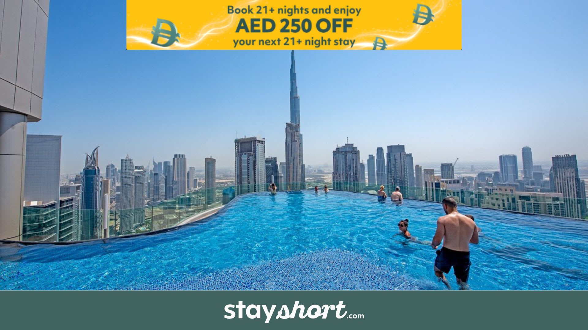 Free housekeeping visits during your stay - StayShort - Contemporary 2BR Apartment in Business Bay Ideal for 4 — Business Bay, Dubai — vacation rental