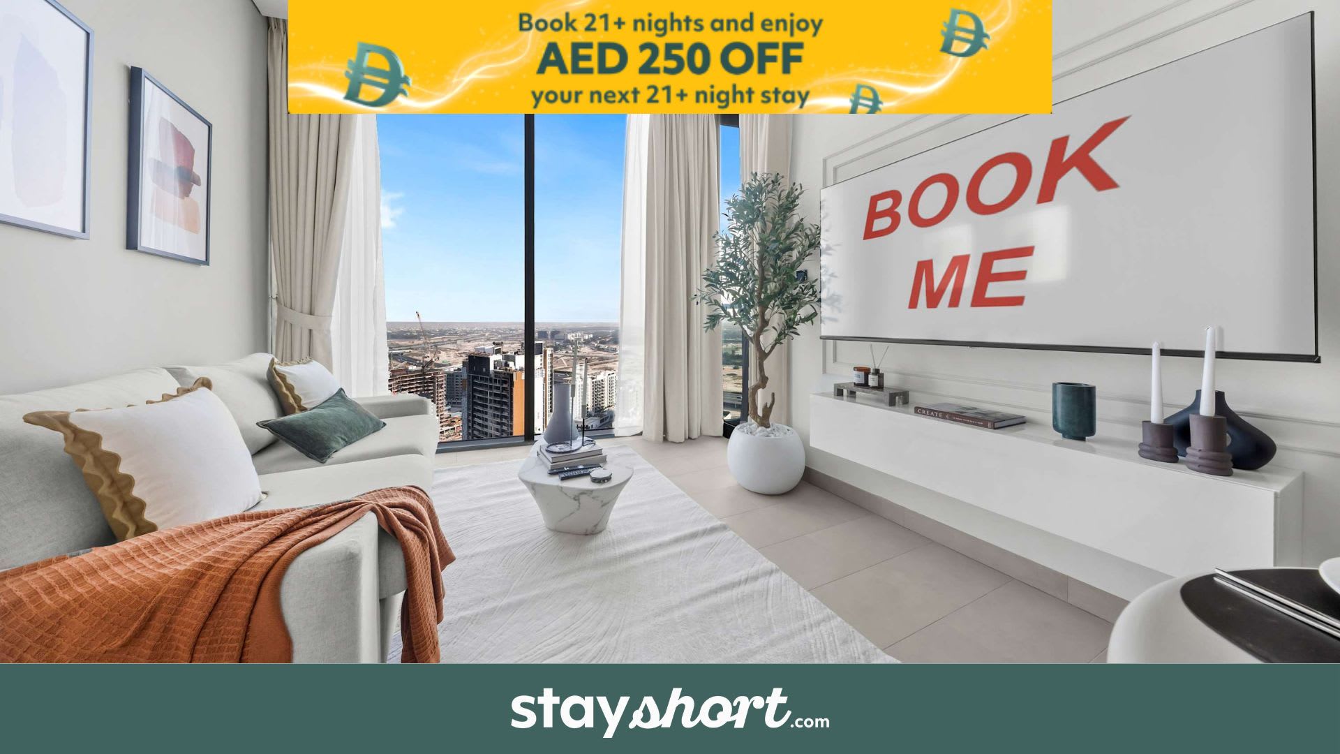 Free Housekeeping During Your Stay - StayShort - Contemporary 1BR Meydan Sleeps 4 — Meydan, Dubai — vacation rental