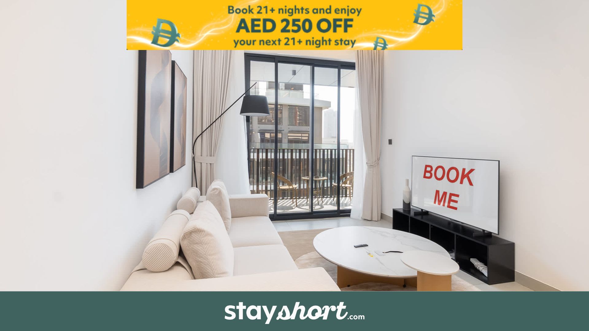 Free housekeeping visits during your stay - StayShort - Gorgeous Apt in JVC sleeps 3 with a Padel Court! — JVC, Dubai — vacation rental