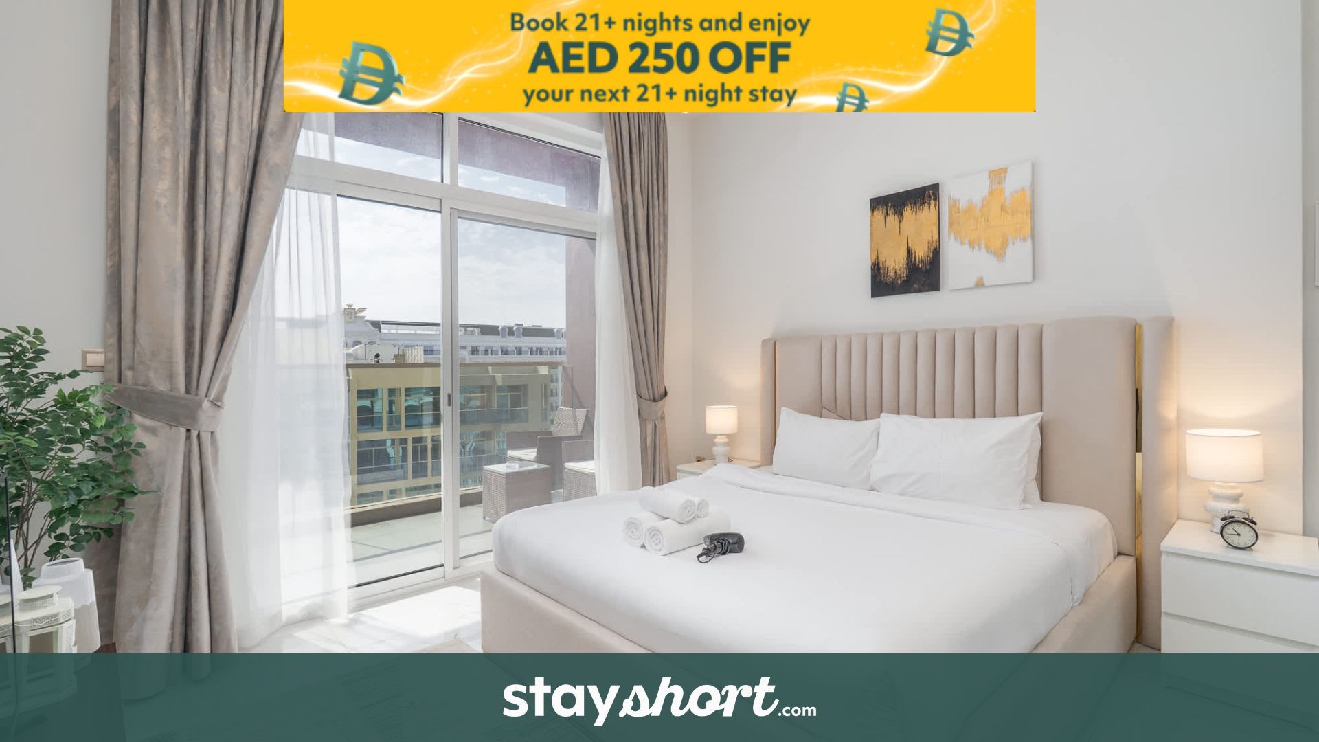 Free housekeeping visits during your stay - StayShort - Magnificent Studio Living in Al Barsha South — Al Barsha, Dubai — vacation rental