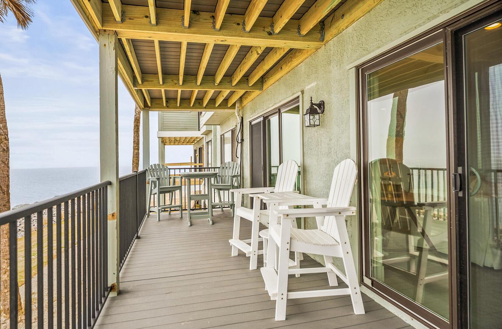 Ocean Front Balcony