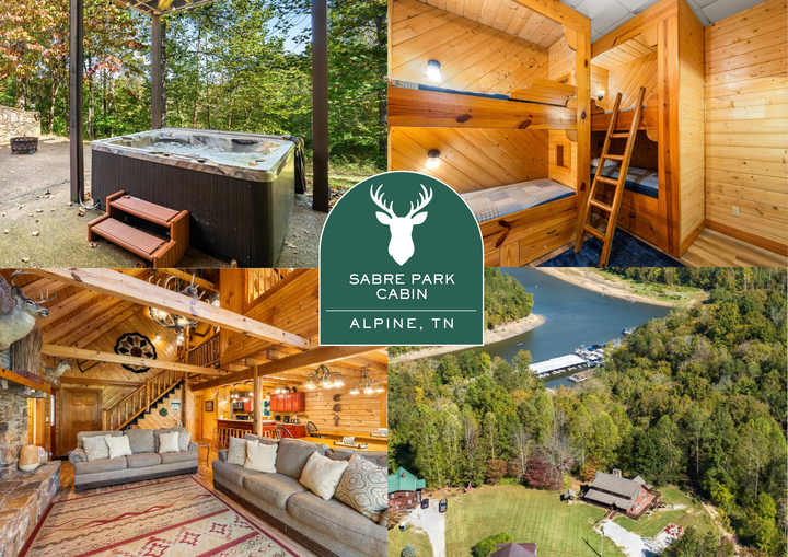 Luxury 8BR Mountain Lodge | Hot Tub & Fire Pit — Alpine, TN — vacation rental