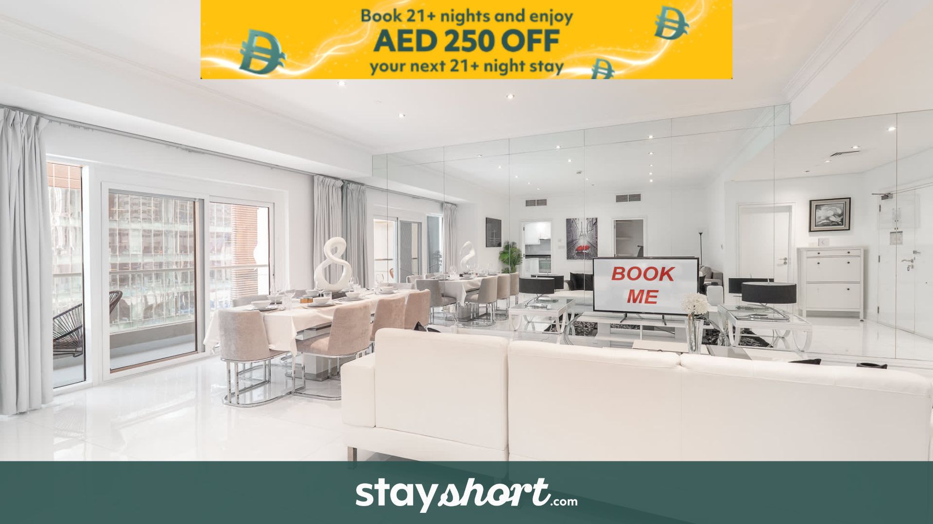 Free housekeeping visits during your stay - StayShort - Iconic Dubai Marina 2BR Escape with Pool! — Dubai Marina, Dubai — vacation rental