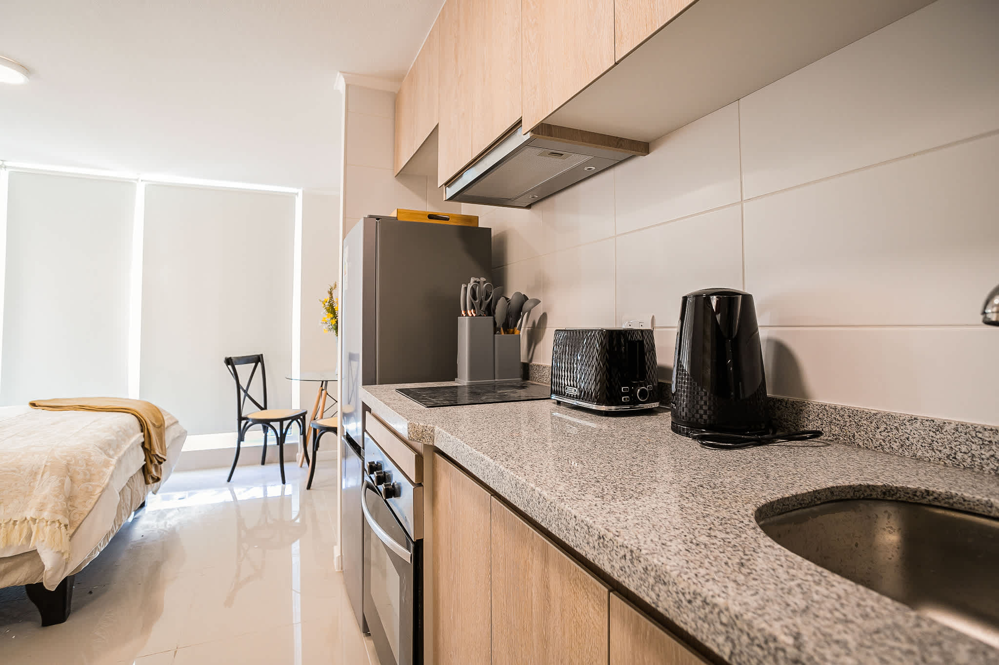 Rest in this comfortable studio in Santiago Centro