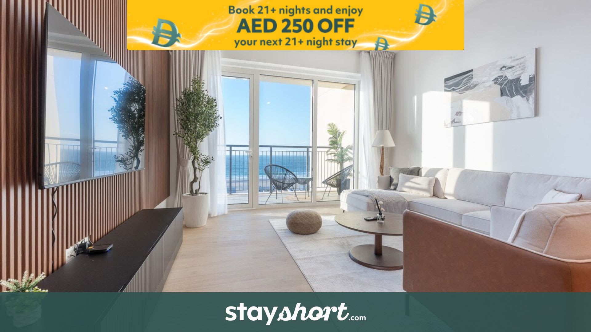 Free housekeeping visits during your stay - StayShort - Port De La Mer 1BR for 2, steps from the beach — La Mer, Dubai — vacation rental