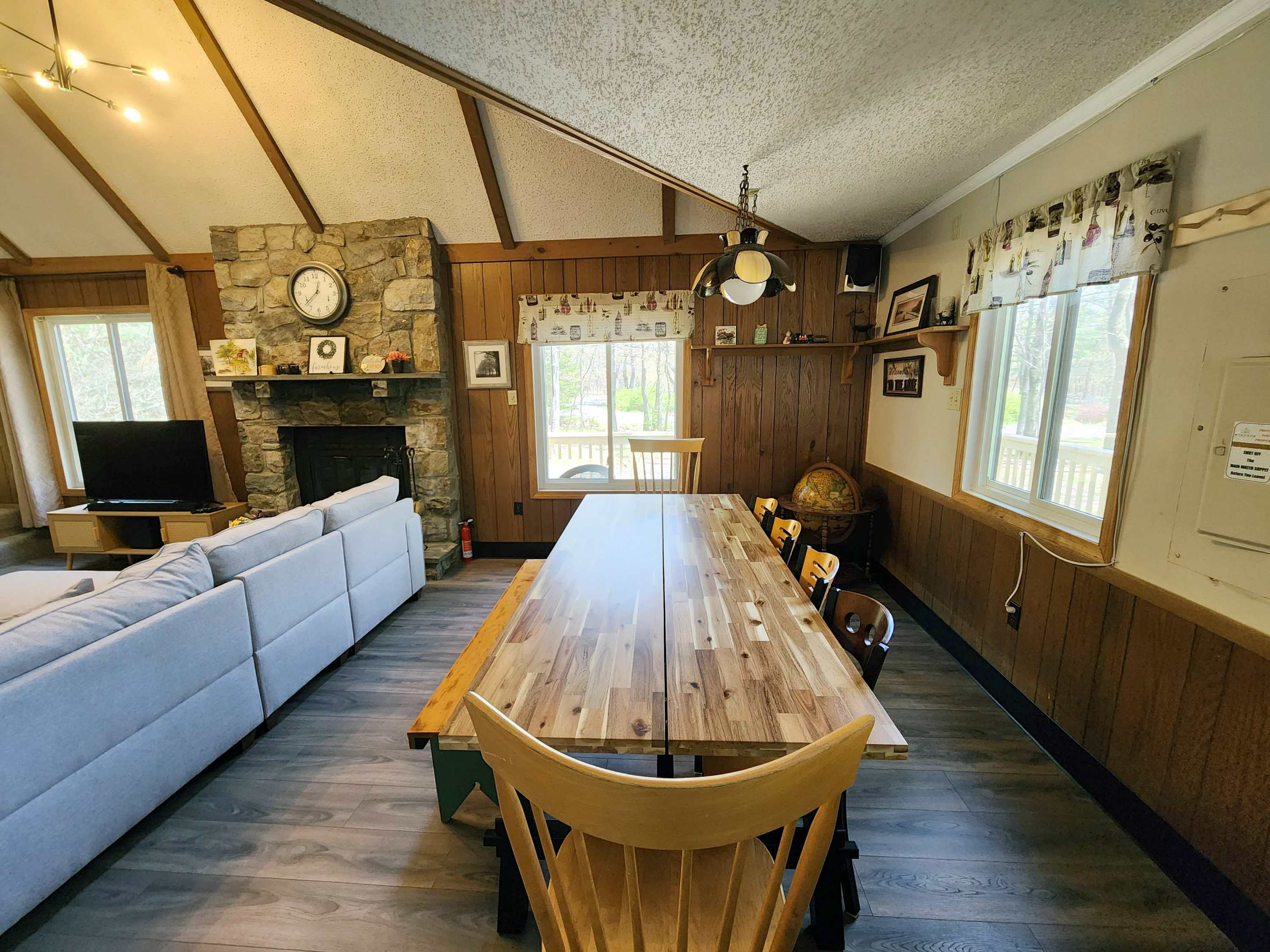 Plenty of counter space and natural light for easy meal prep