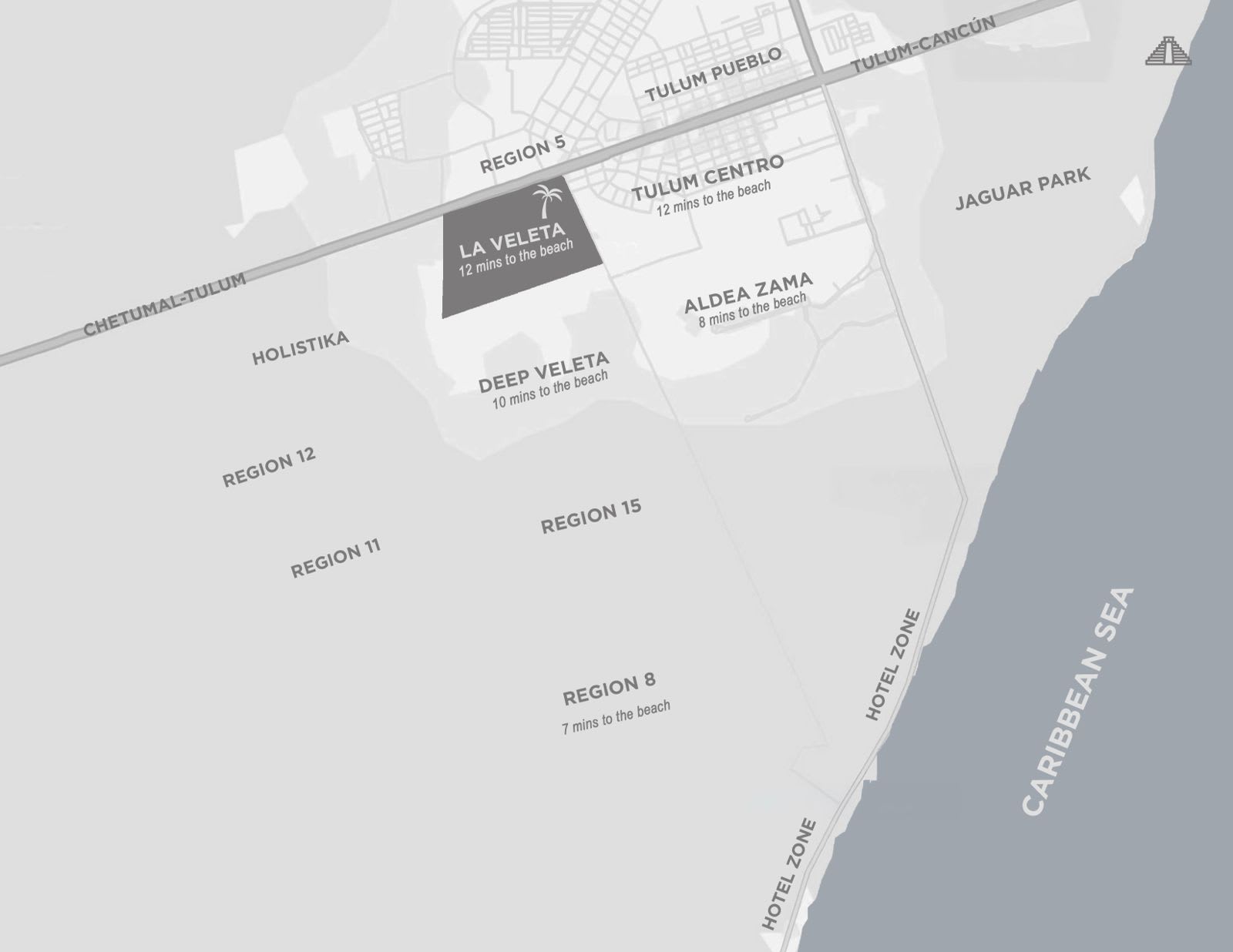 Ideally situated in  La Veleta, this unit offers a serene setting while remaining close to everything—just 15 minutes from Tulum’s beach zone and 8 minutes from downtown.