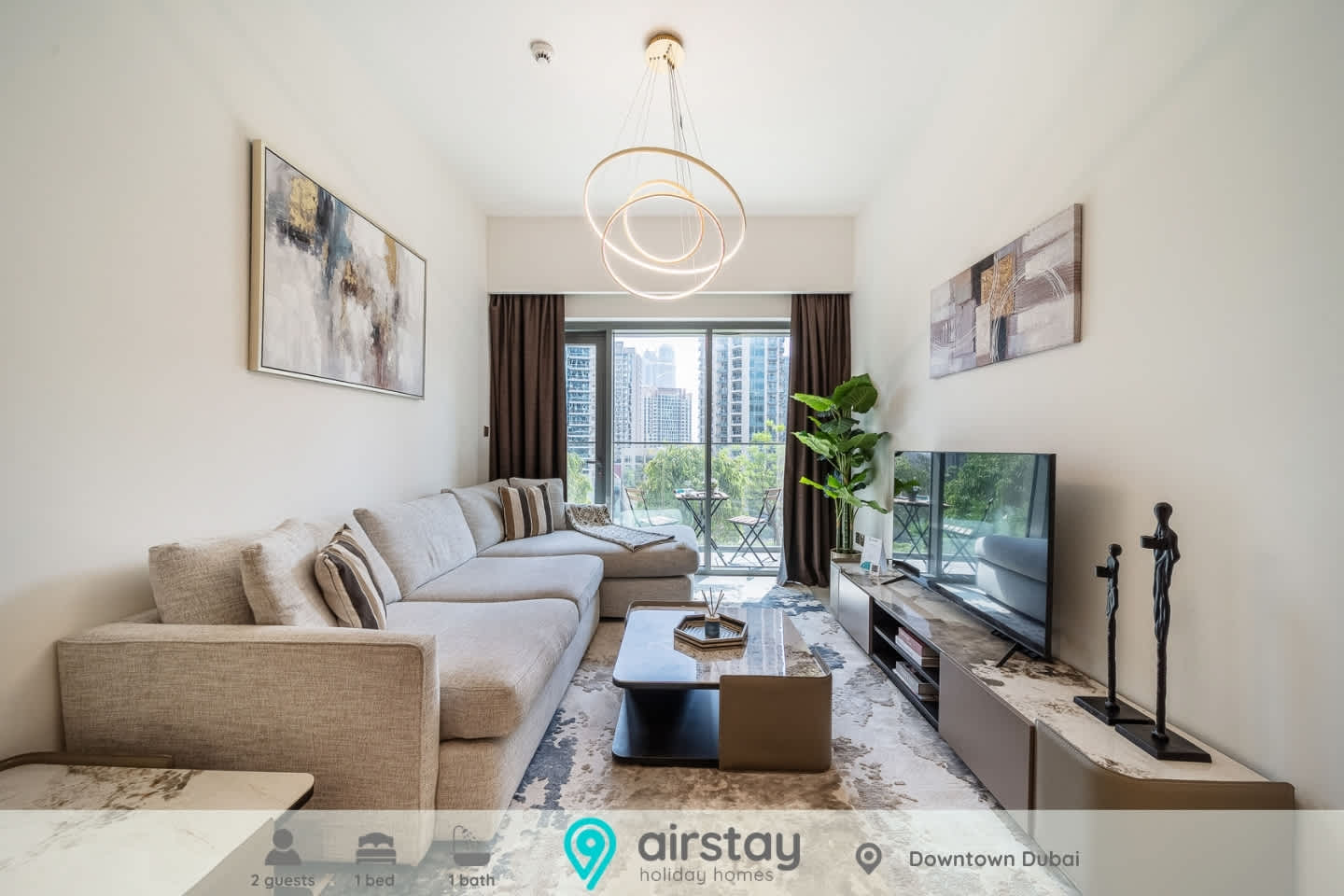 Airstay | Chic 1BR Near Burj Khalifa & Dubai Mall