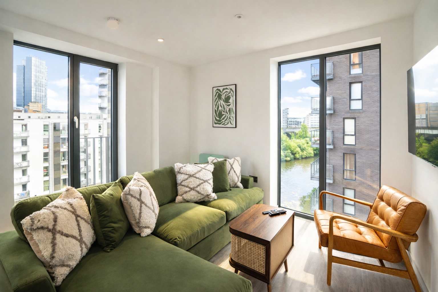 Organika Suite & 2BR Luxury w/ Skyline Views & Gym Access!