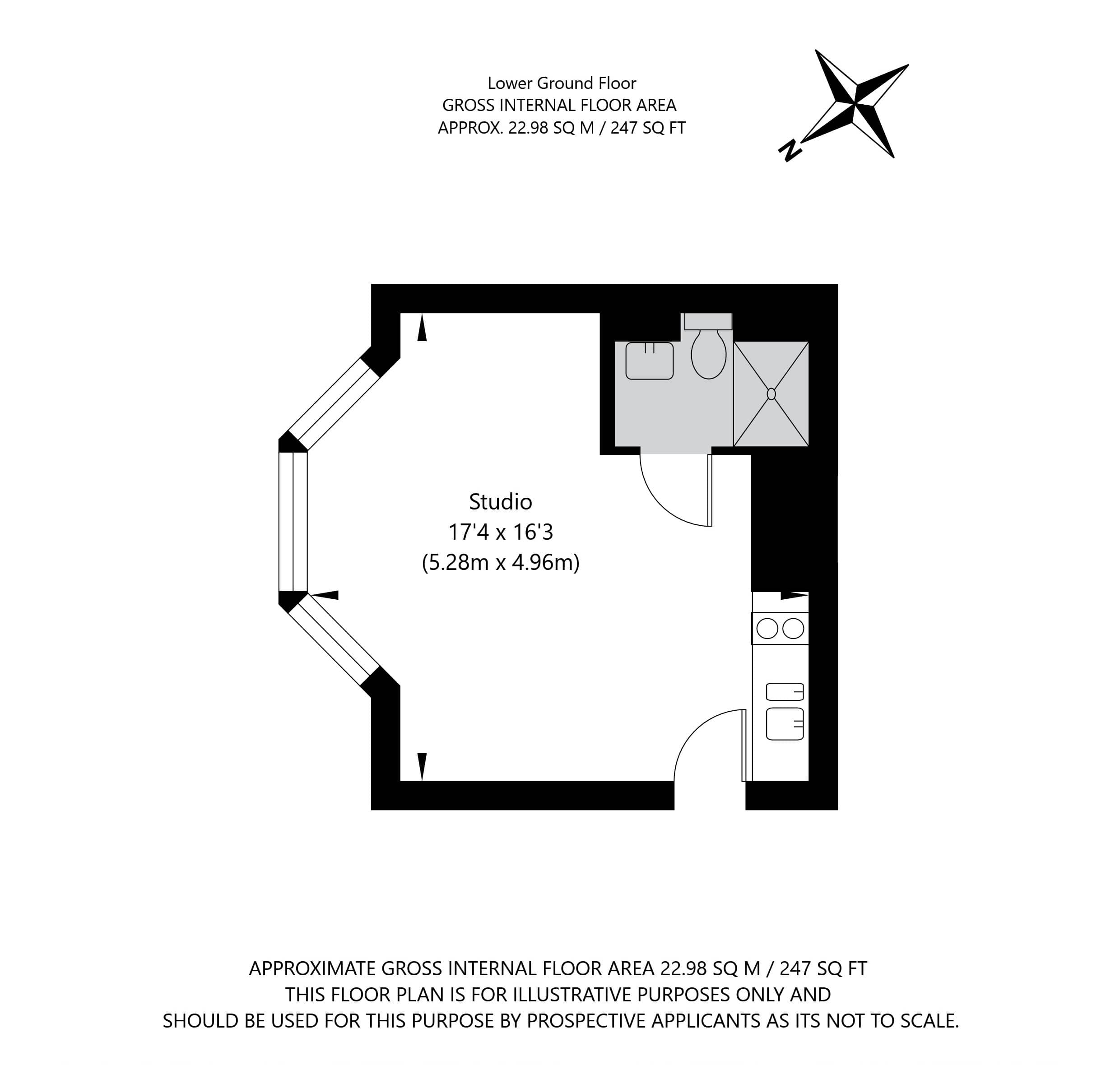Standard Studio in Knightsbridge in Beaufort Gardens SW3 1QH - Property image 10 - VivreStays