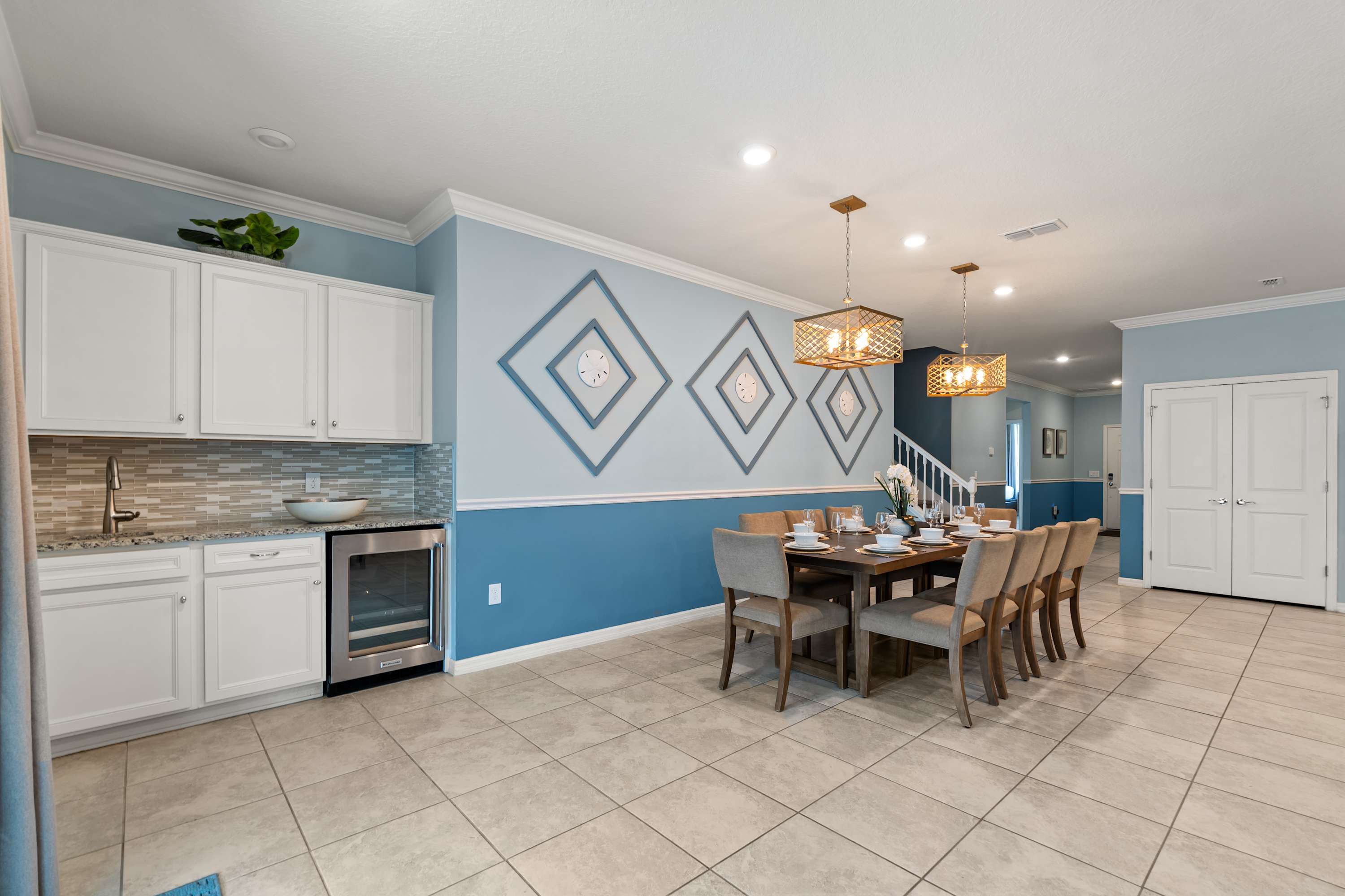 Dining area for families or groups to gather, enjoy meals, and share special moments